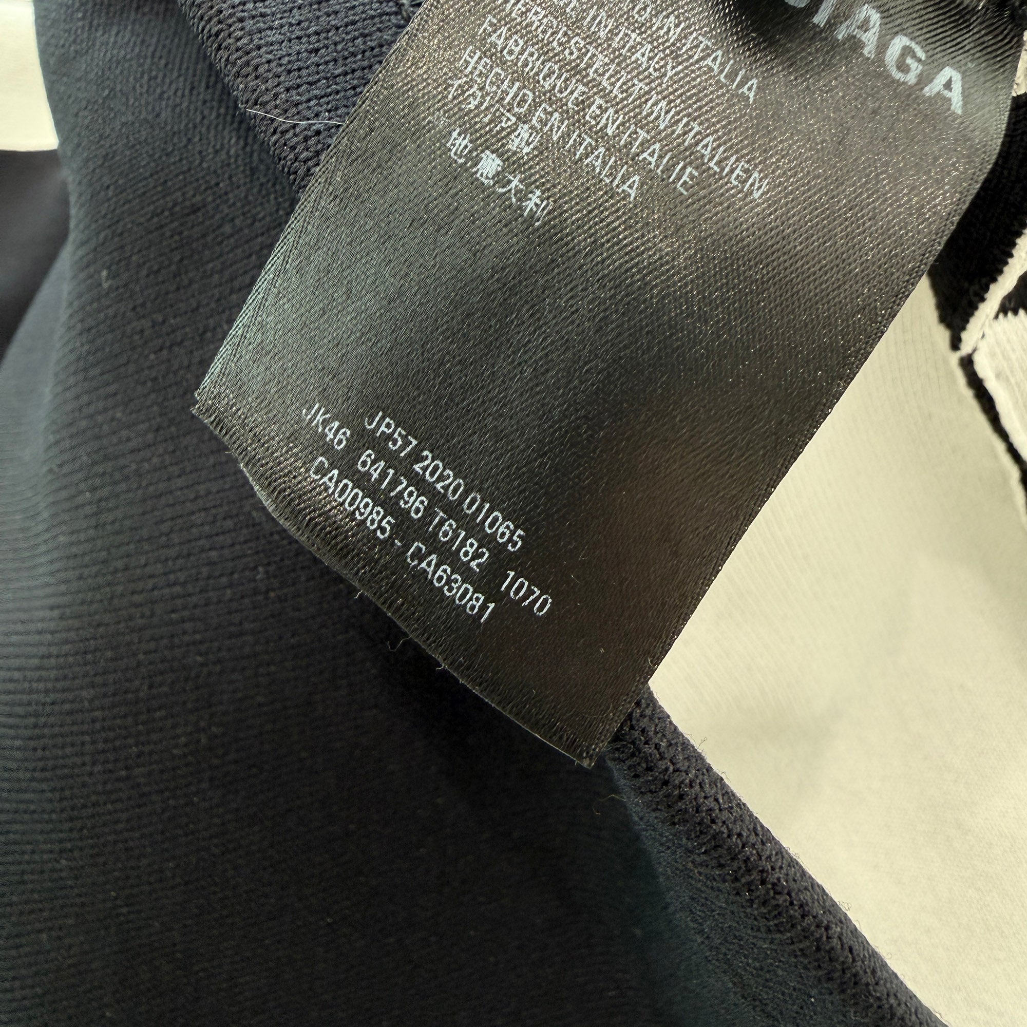 BALENCIAGA 2020AW Football Logo Turtleneck Knit 641796 T6182 Size XS バレンシアガ フットボールロゴ タートルネックニット サイズXS