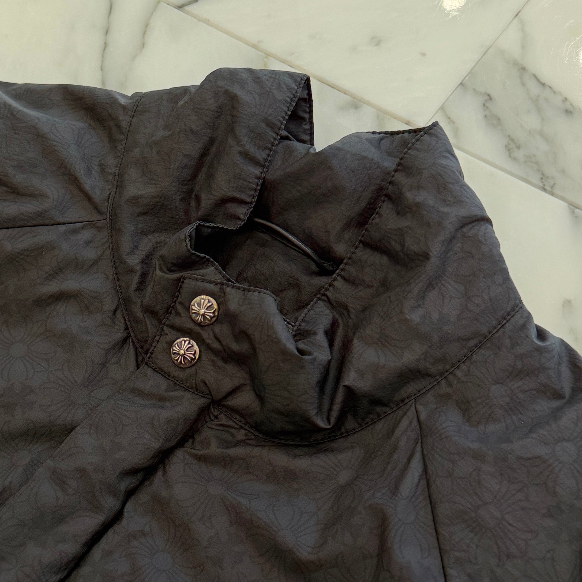 CHROME HEARTS CH Logo Embroidery U Match Point Nylon Jacket Size XL クロムハーツ CHロゴ刺繍 Uマッチポイント ナイロンジャケット サイズXL
