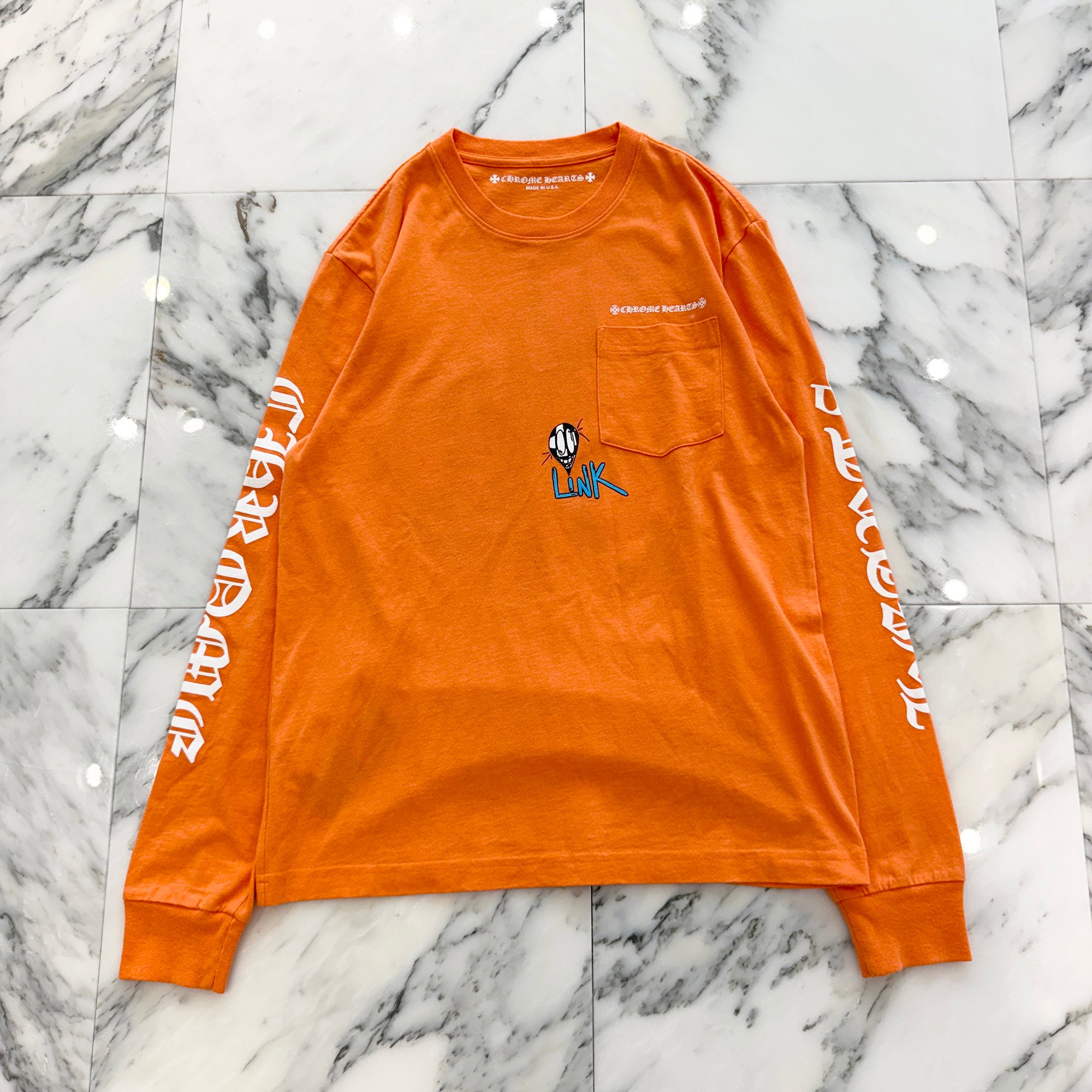 CHROME HEARTS × MATTY BOY 2021SS PPO LINK BUILD Long Sleeve Tee Size M クロムハーツ × マッティボーイ リンクビルド ロングスリーブTシャツ サイズM