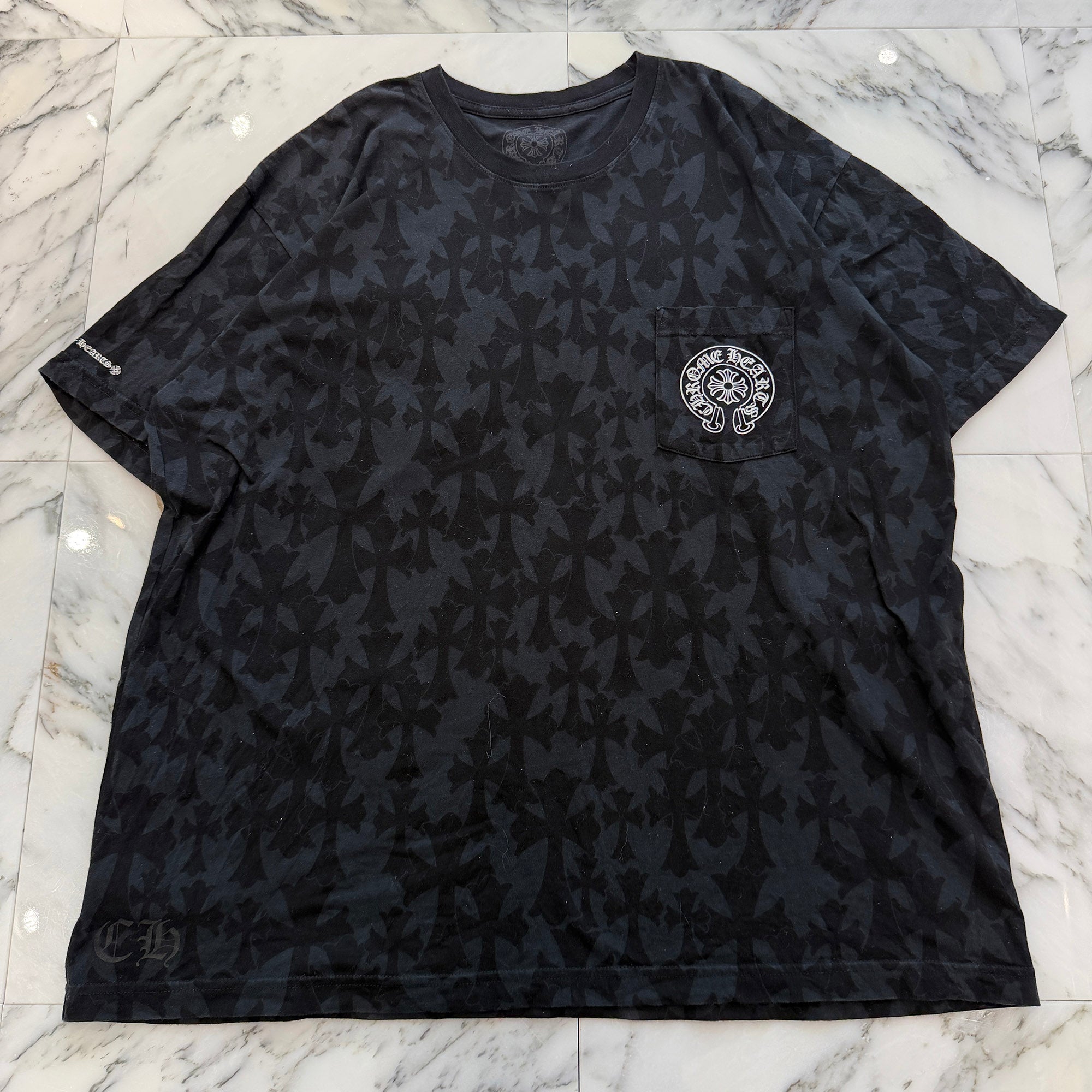 CHROME HEARTS 2024SS Graveyard Cemetery Cross Tee Size XXL クロムハーツ グレイブヤード セメタリークロスTシャツ サイズXXL