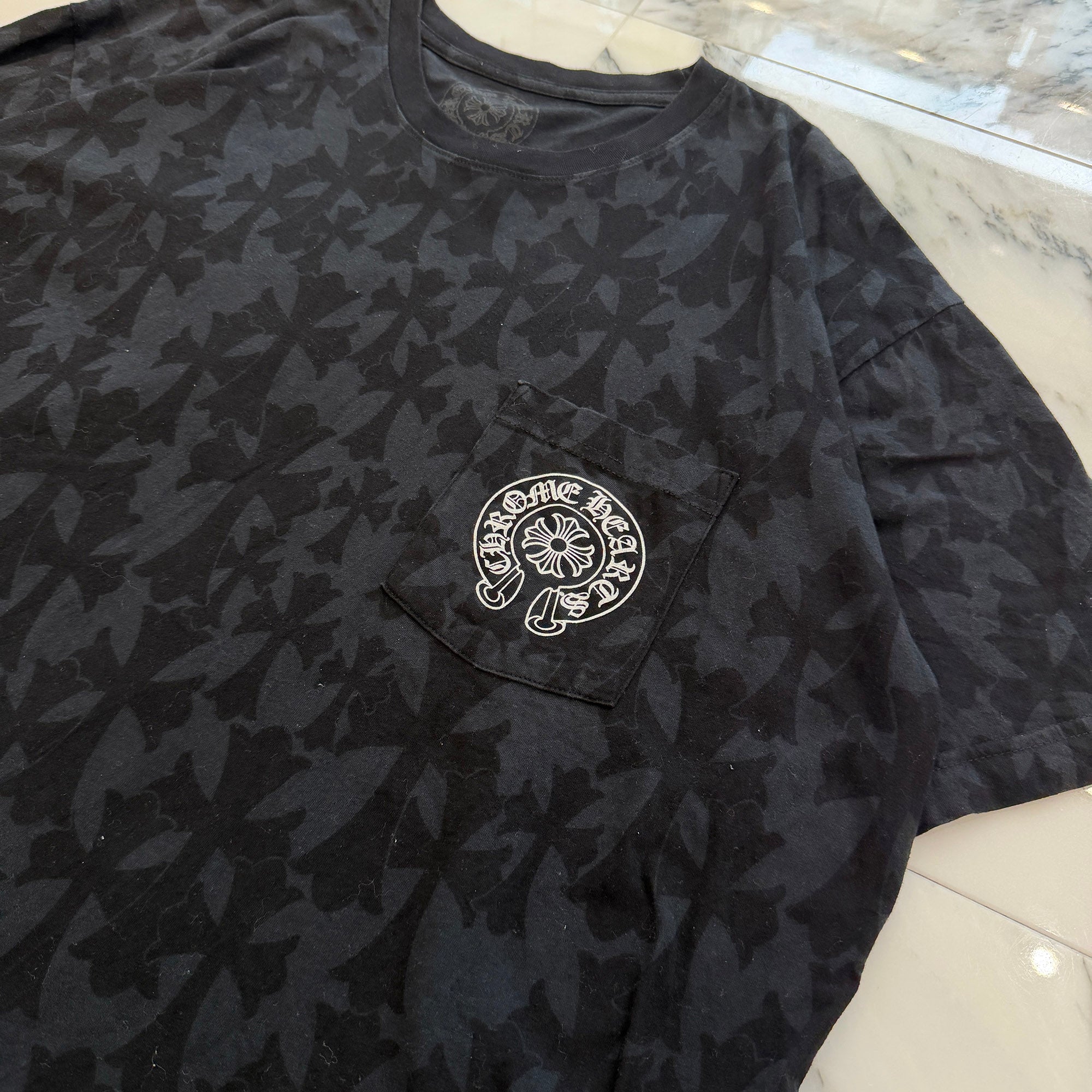 CHROME HEARTS 2024SS Graveyard Cemetery Cross Tee Size XXL クロムハーツ グレイブヤード セメタリークロスTシャツ サイズXXL
