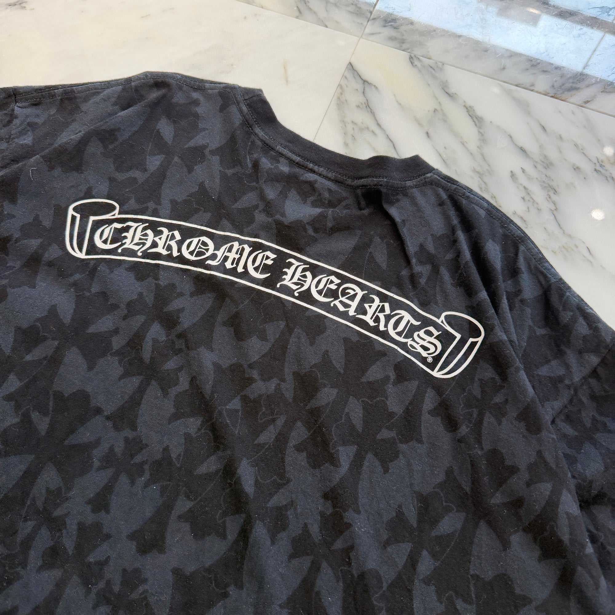 CHROME HEARTS 2024SS Graveyard Cemetery Cross Tee Size XXL クロムハーツ グレイブヤード セメタリークロスTシャツ サイズXXL