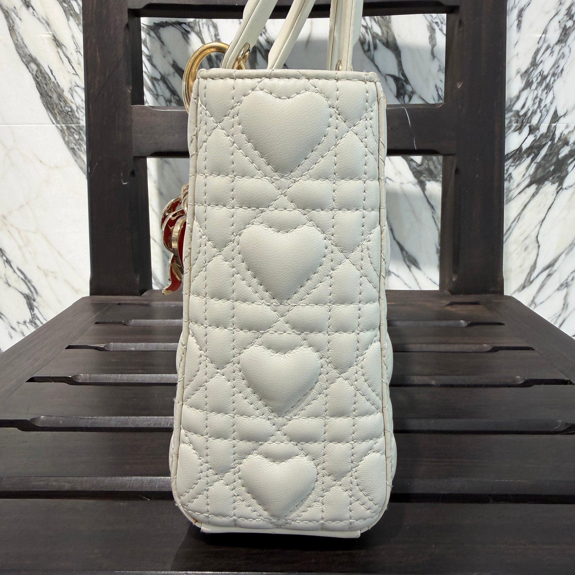 DIOR Lady Dior "MY ABCDIOR" Small Bag M0538ONGE_M030 ディオール レディディオール "マイABCディオール" スモールバッグ