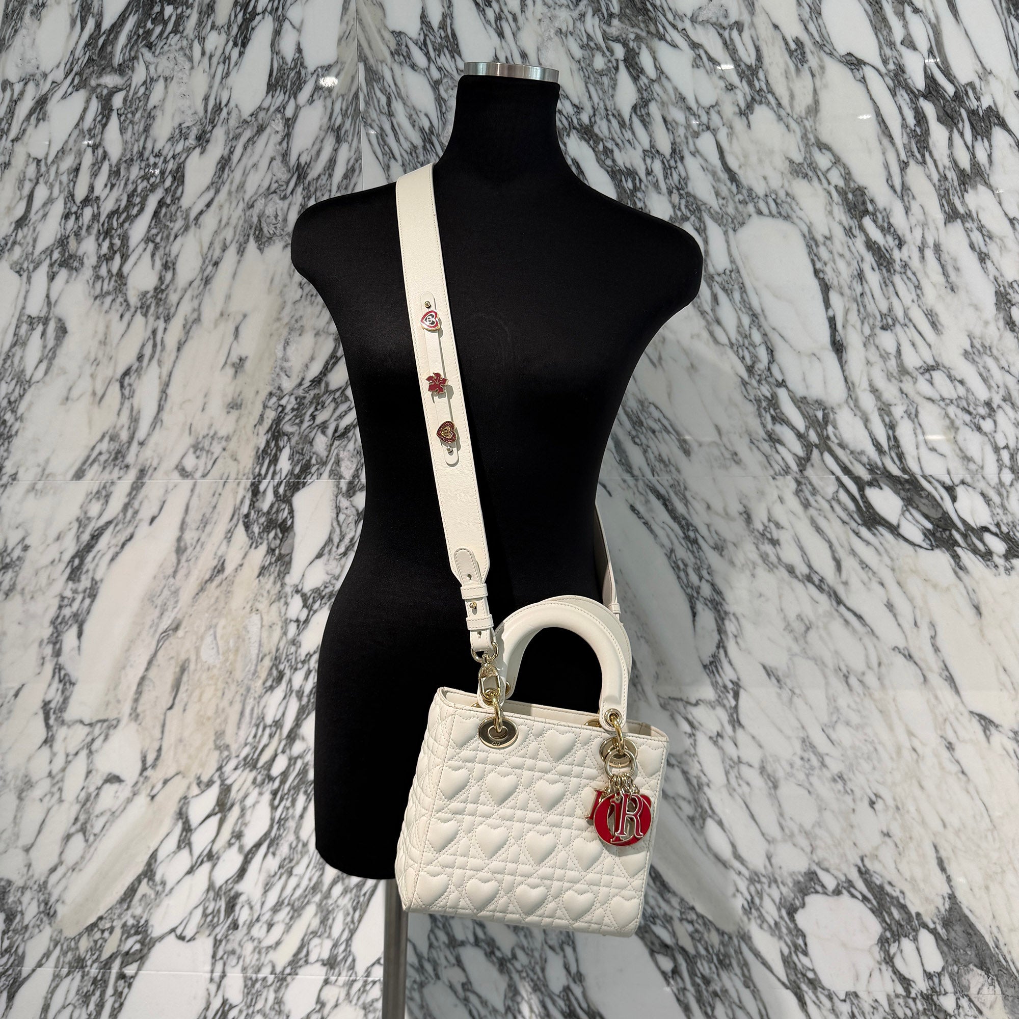 DIOR Lady Dior "MY ABCDIOR" Small Bag M0538ONGE_M030 ディオール レディディオール "マイABCディオール" スモールバッグ