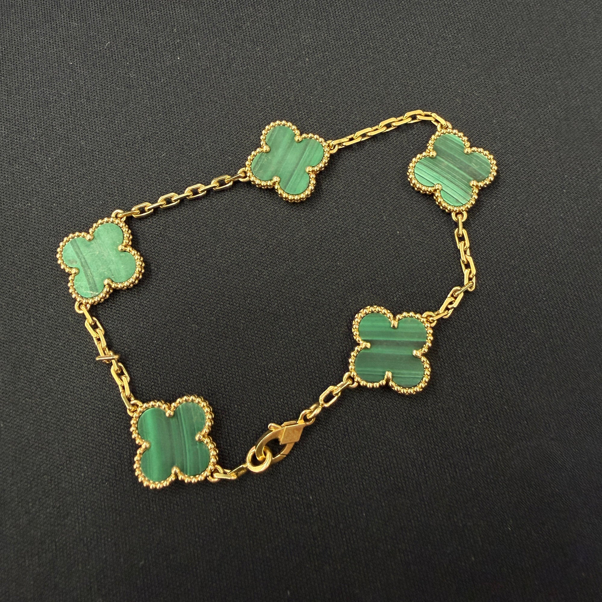 Van Cleef & Arpels Vintage Alhambra 5 Motif Bracelet ヴァンクリーフ＆アーペル ヴィンテージ アルハンブラ 5モチーフブレスレット