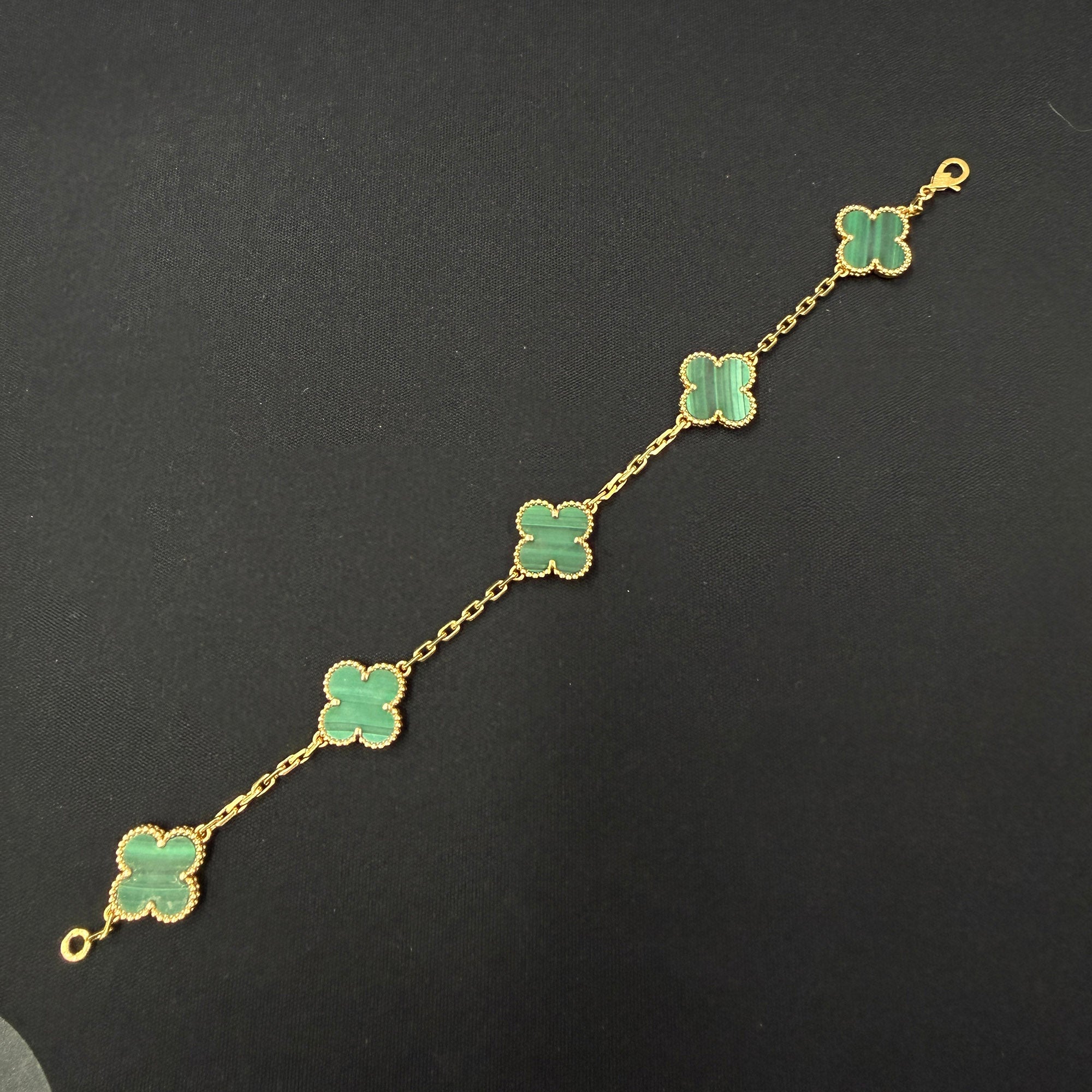 Van Cleef & Arpels Vintage Alhambra 5 Motif Bracelet ヴァンクリーフ＆アーペル ヴィンテージ アルハンブラ 5モチーフブレスレット