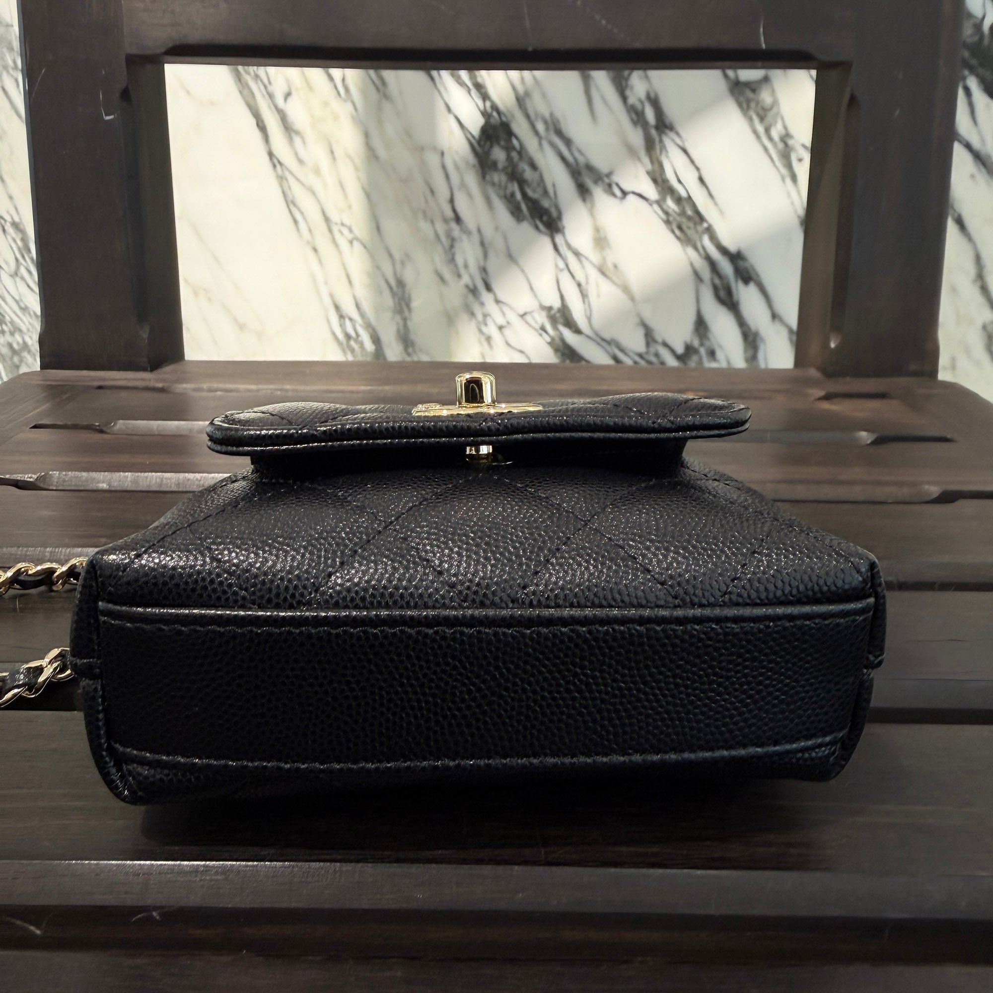 CHANEL COCO Handle Micro Leather Shoulder Bag シャネル ココハンドル マイクロ レザーショルダーバッグ