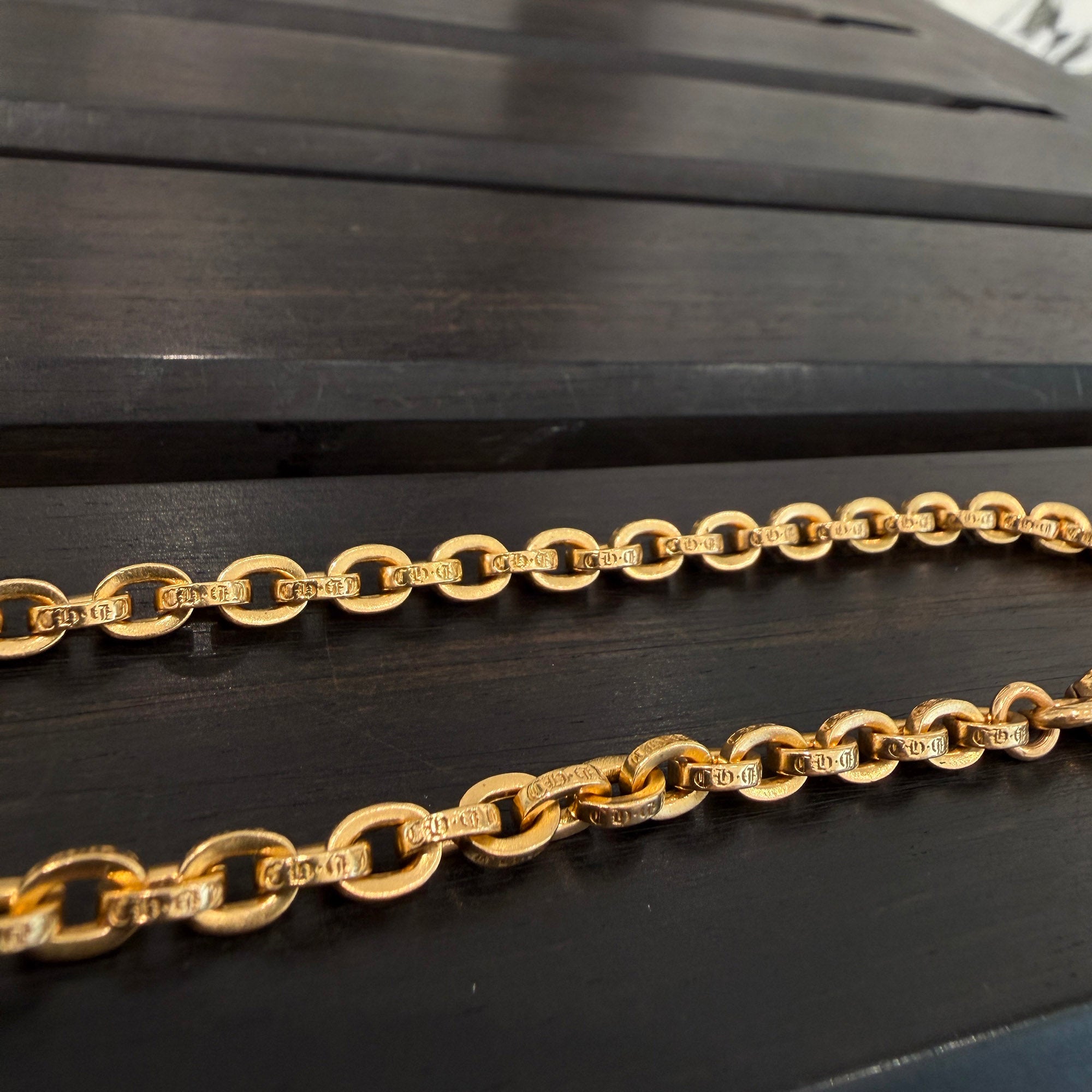 CHROME HEARTS 22K SP Paper Chain Necklace 20 Inch クロムハーツ 22K スペシャルオーダー ペーパーチェーン ネックレス 20インチ
