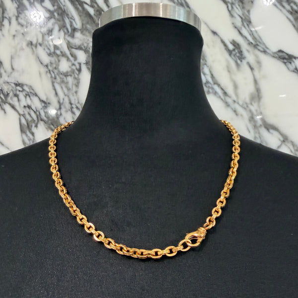 CHROME HEARTS 22K SP Paper Chain Necklace 20 Inch クロムハーツ 22K スペシャルオーダー ペーパーチェーン ネックレス 20インチ