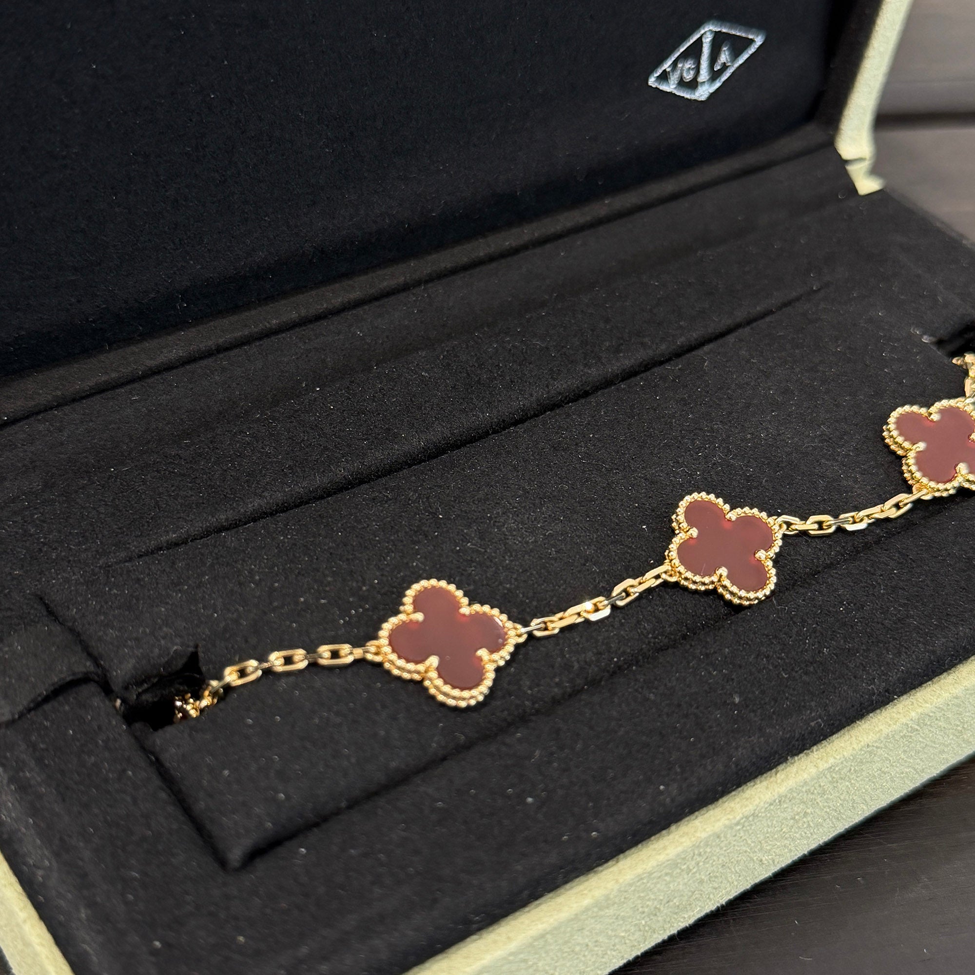 Van Cleef & Arpels Vintage Alhambra 5 Motif Bracelet ヴァンクリーフ＆アーペル ヴィンテージ アルハンブラ 5モチーフブレスレット