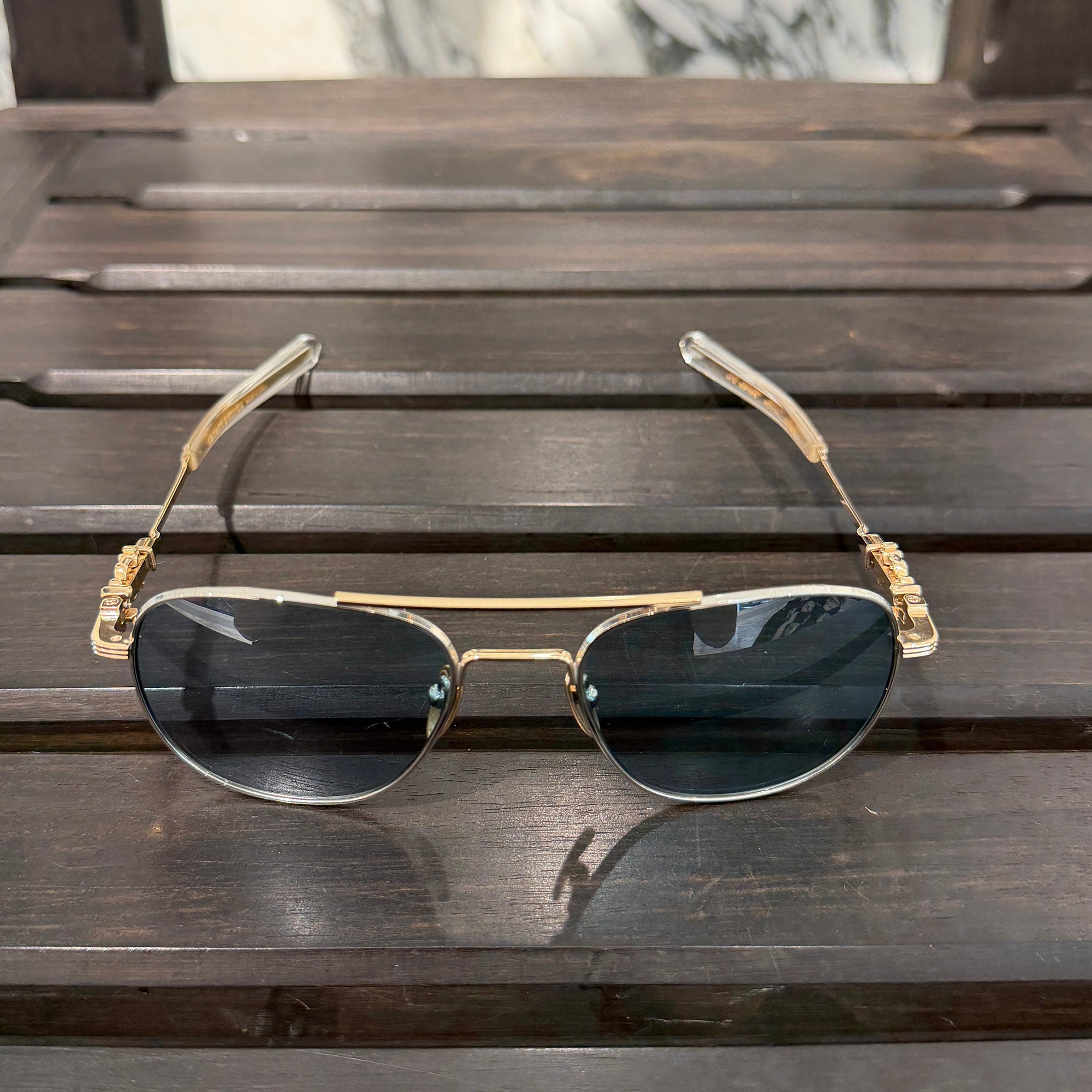 CHROME HEARTS WENCE Sunglasses Size 53口21-144 クロムハーツ ウェンス サングラス サイズ53口21-144
