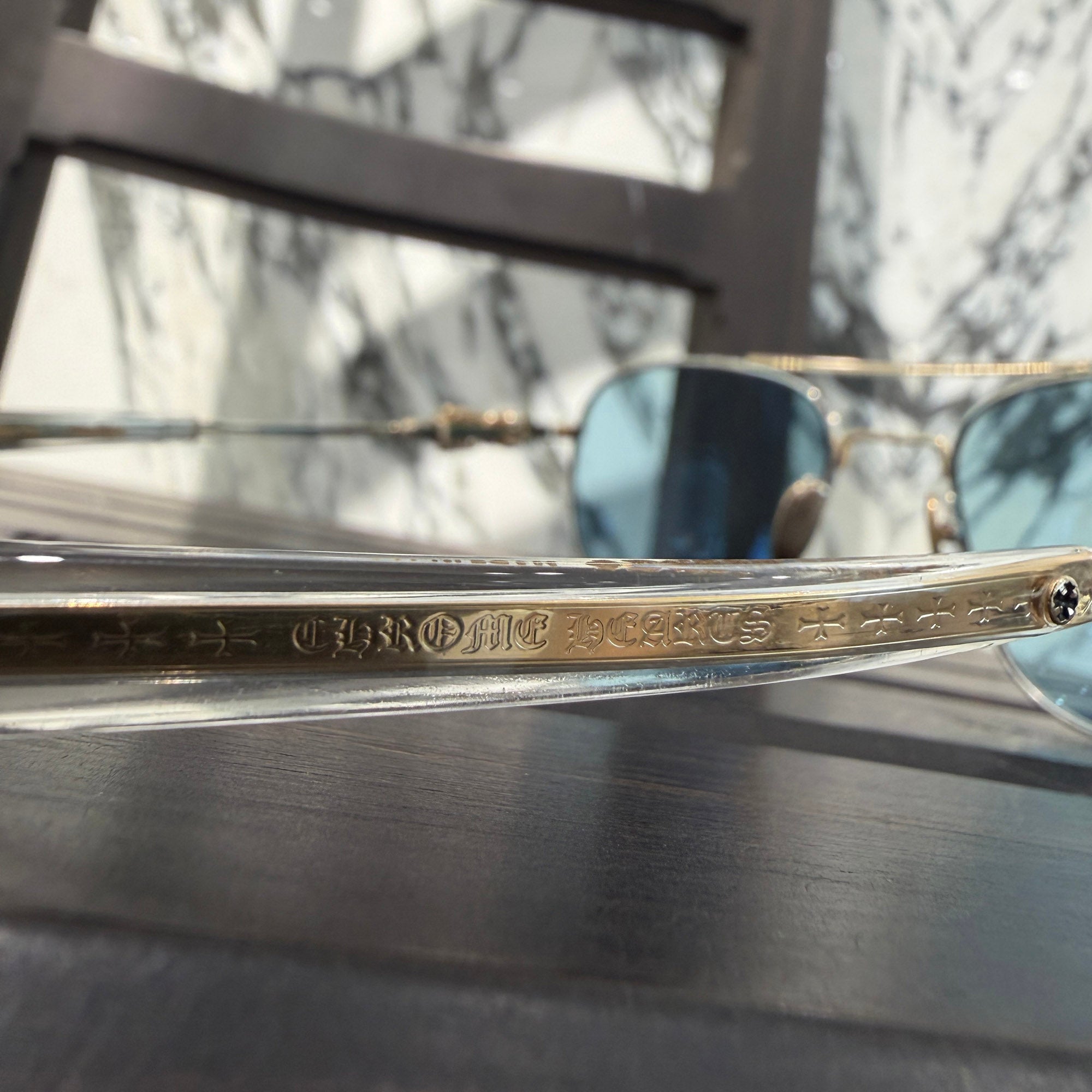 CHROME HEARTS WENCE Sunglasses Size 53口21-144 クロムハーツ ウェンス サングラス サイズ53口21-144
