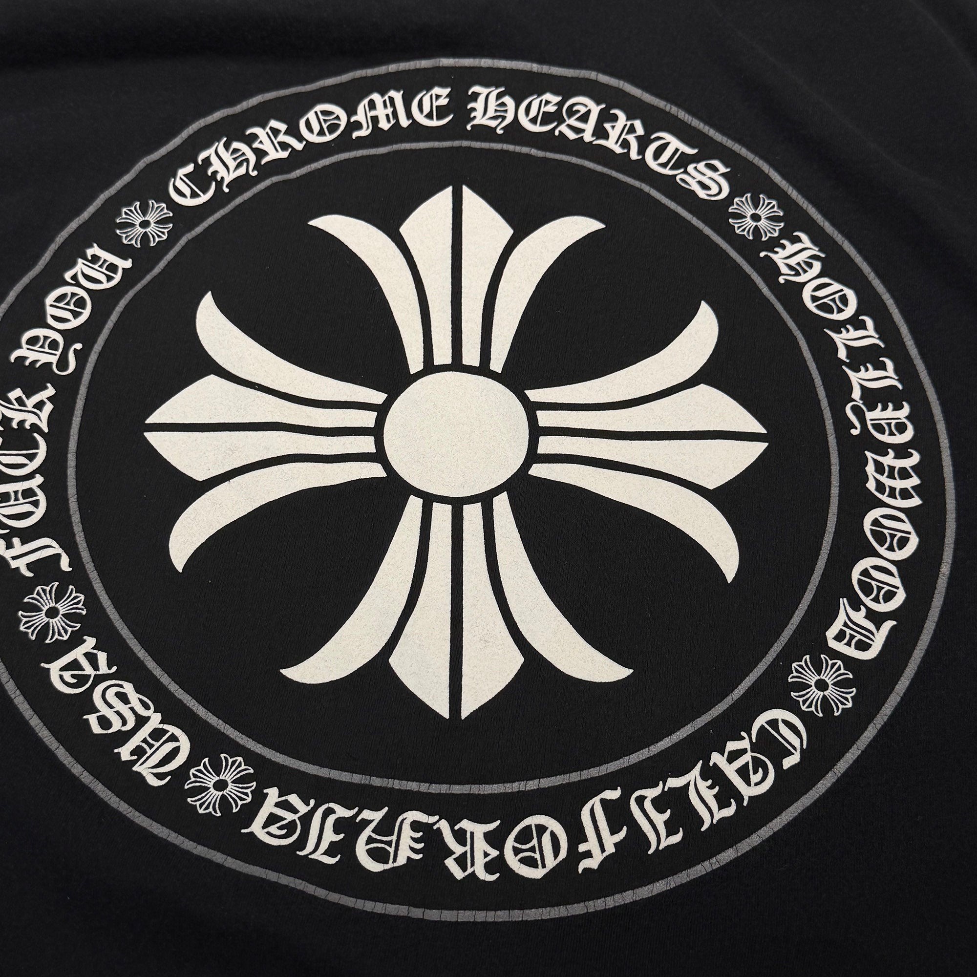 CHROME HEARTS CH Plus Medallion Logo Tee Size L クロムハーツ CH