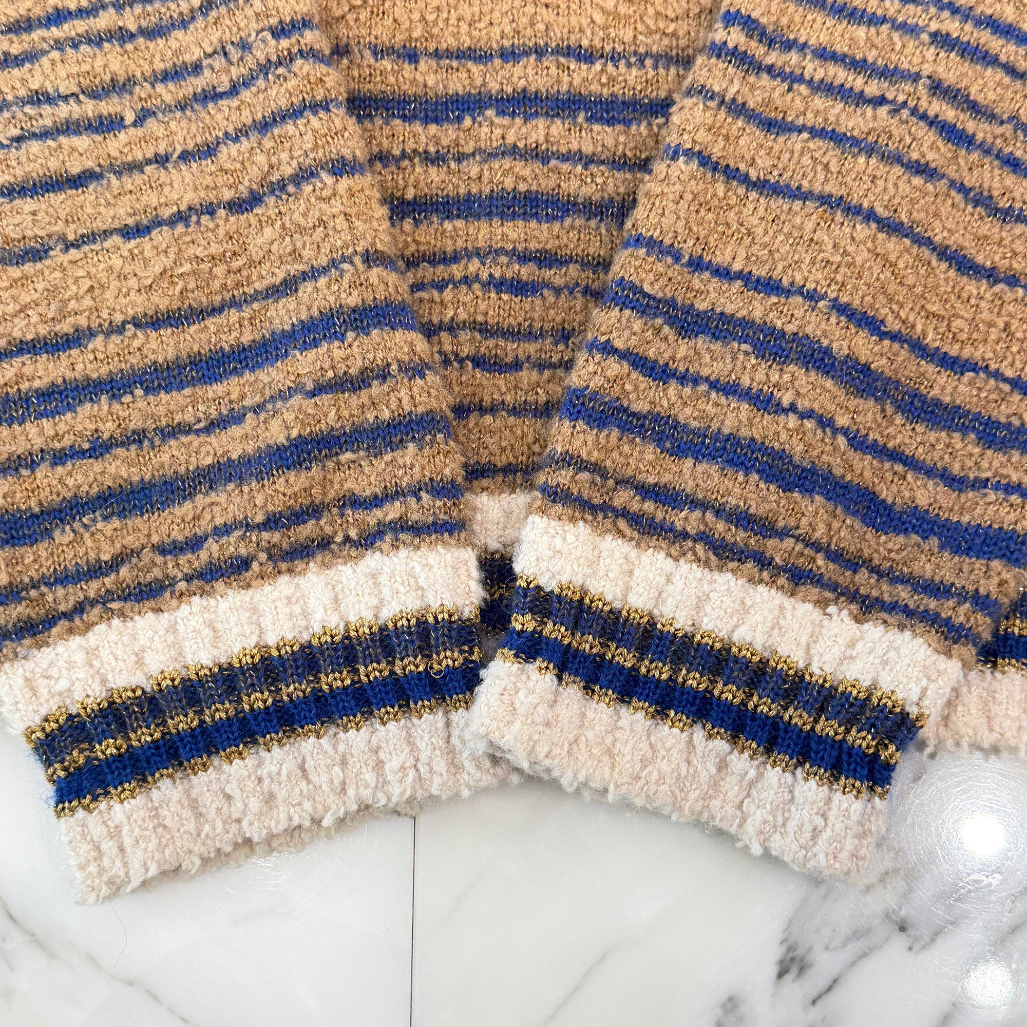 CHANEL 2019SS Nordic Pattern Knit Sweater P61617K47223 Size 50 シャネル ノルディック柄 ニットセーター サイズ50
