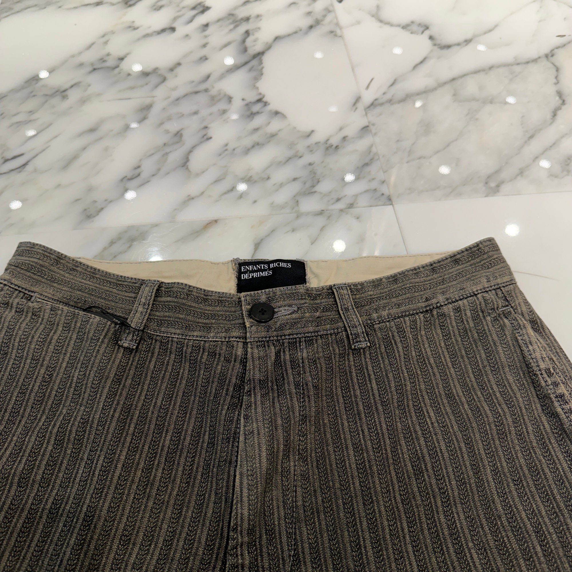 Enfants Riches Déprimés 2026SS Antique Work Stripe Pants 06-0318 Size 28 アンファン リッシュ デプリメ アンティーク ワーク ストライプ パンツ サイズ28