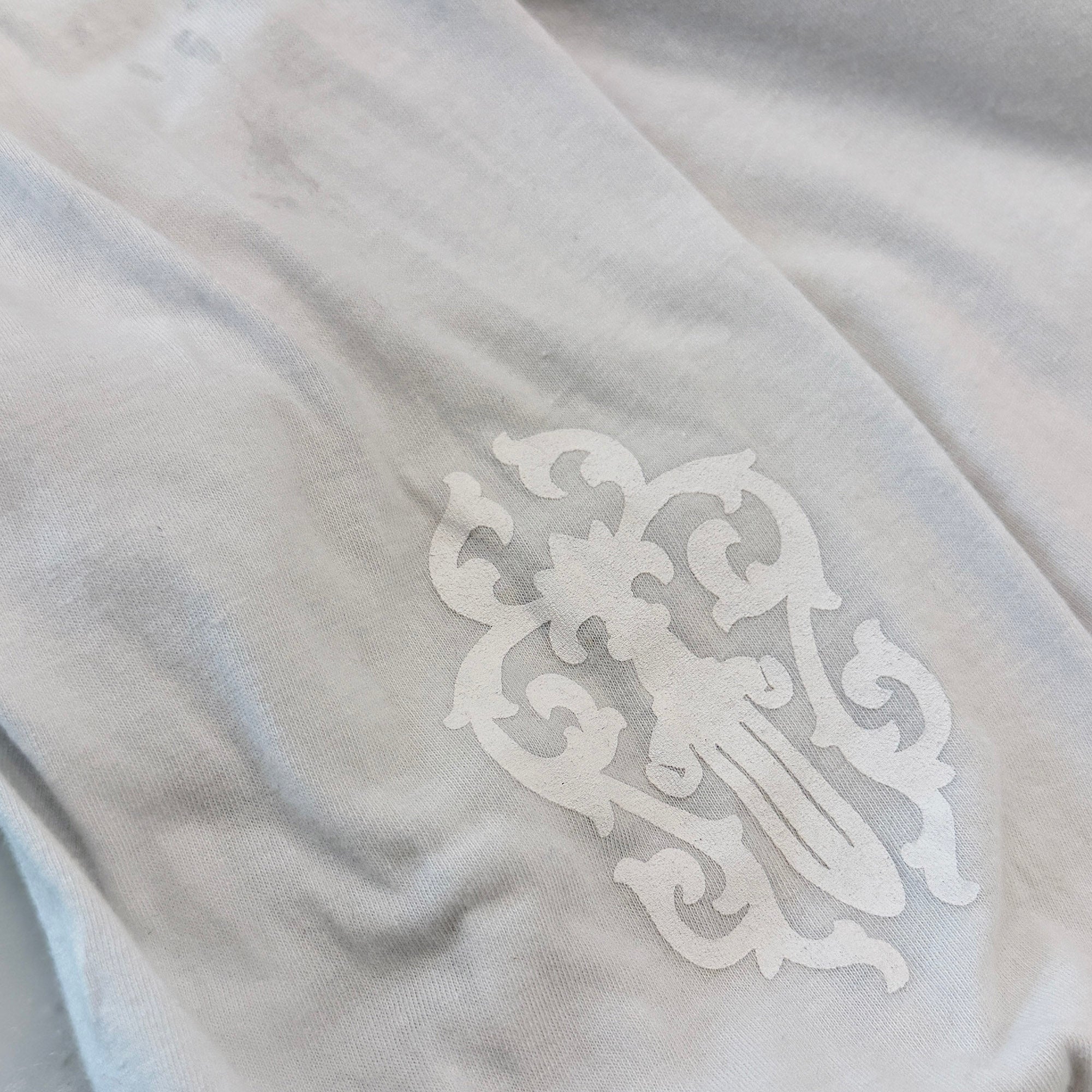 CHROME HEARTS Back Cemetery Cross Scroll Logo Long Sleeve Tee Size M クロムハーツ バック セメタリークロス スクロールロゴ ロングスリーブTシャツ サイズM