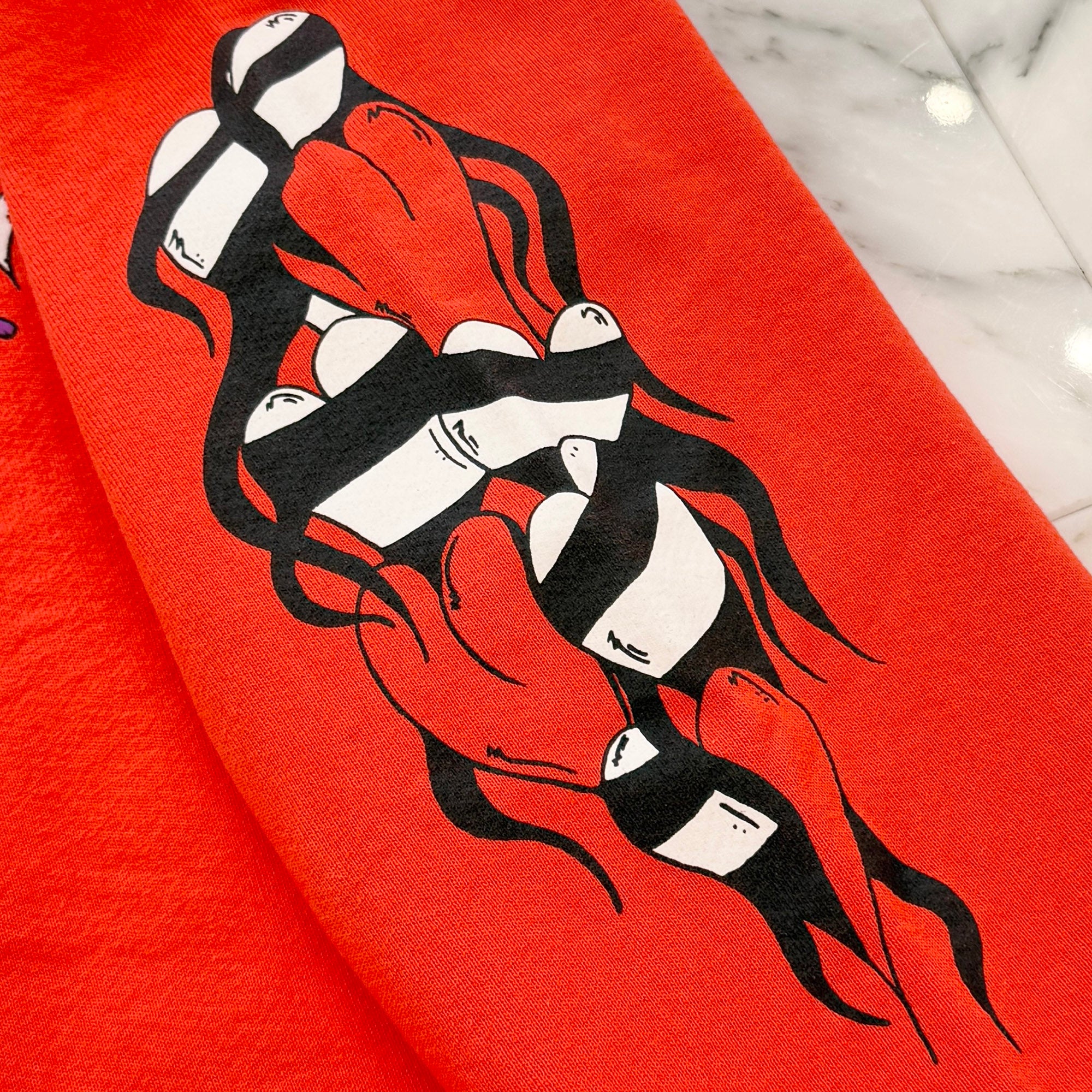 CHROME HEARTS × MATTY BOY 2023SS Sadistic Lipstick Sweatshirt Size M クロムハーツ × マッティボーイ サディスティックリップスティック クルーネックスウェットシャツ サイズM