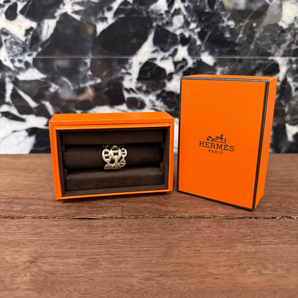 HERMES Chaine d'Ancre Anchaine GM Ring Size 56 (約16号) エルメス シェーヌダンクル アンシェネ GM リング サイズ56 (約16号)