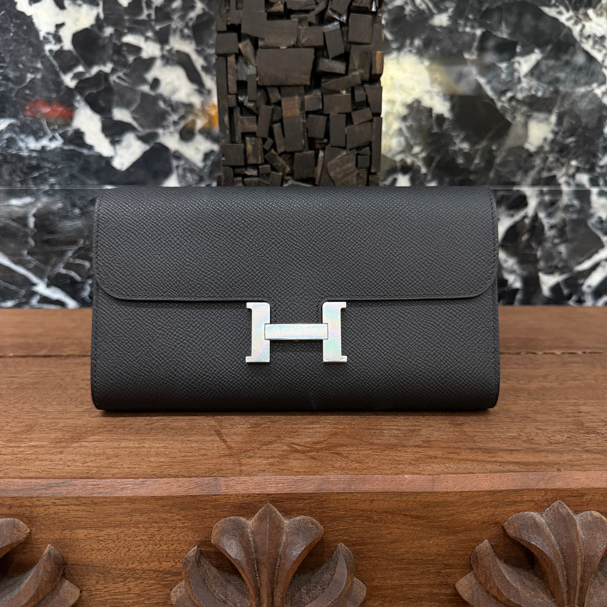 HERMES Constance To Go "NOIR" Leather Long Wallet G刻印 エルメス コンスタンス トゥ ゴー "ノワール" レザーロングウォレット G刻印