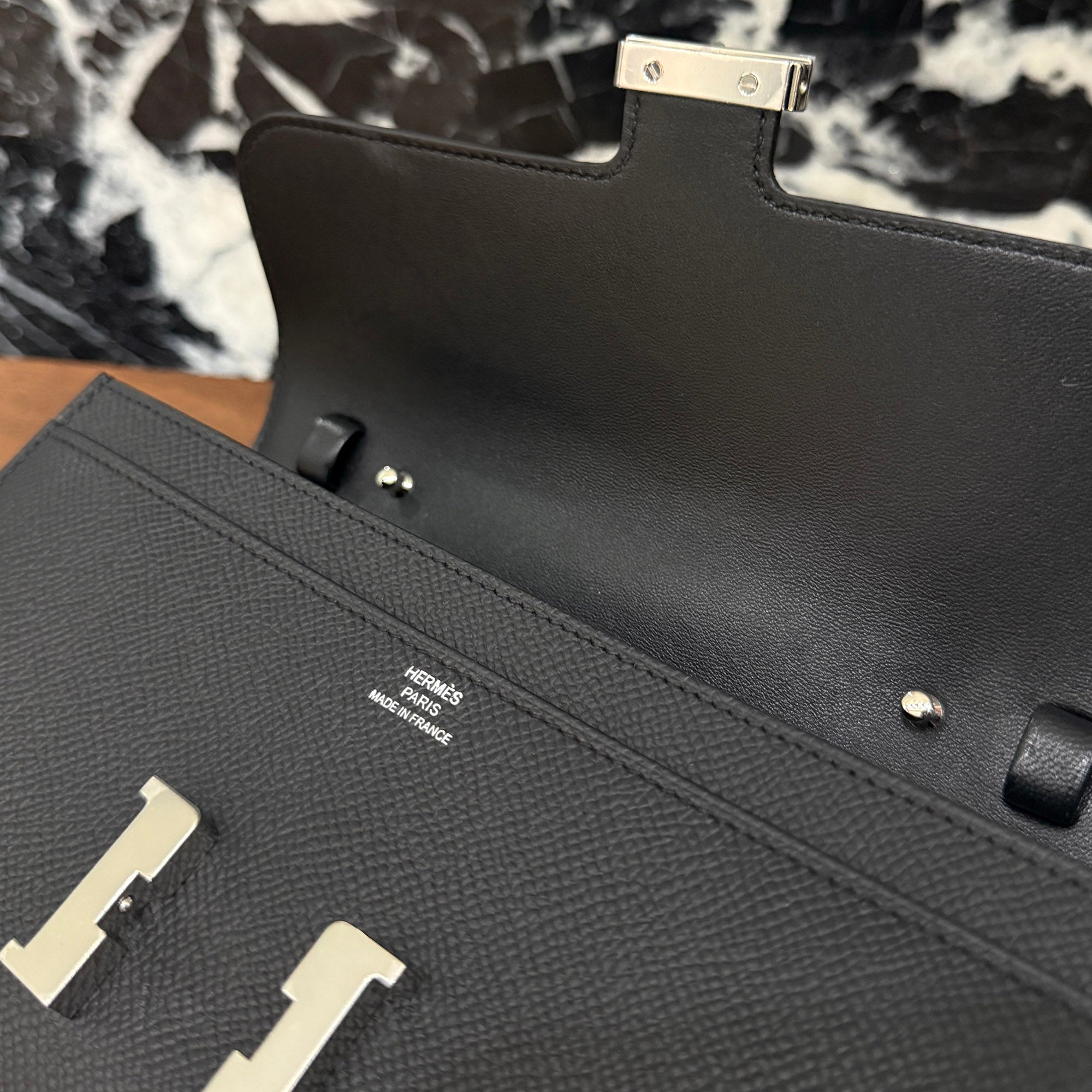 HERMES Constance To Go "NOIR" Leather Long Wallet G刻印 エルメス コンスタンス トゥ ゴー "ノワール" レザーロングウォレット G刻印