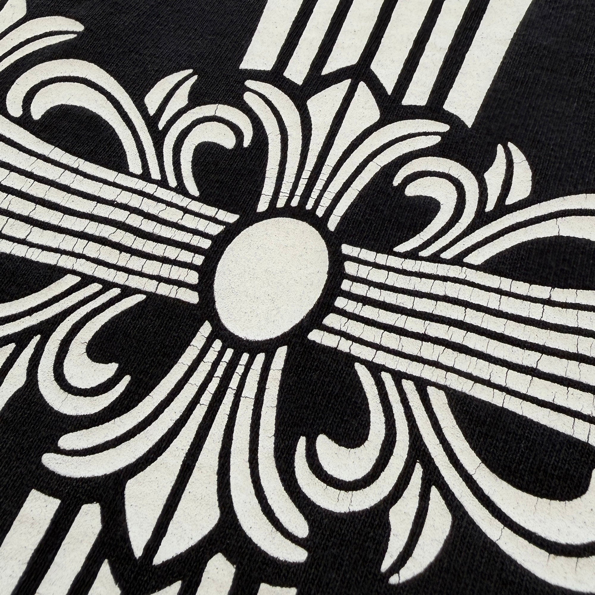 CHROME HEARTS Made In Hollywood Back Floral Cross Vertical Logo Tee Size L クロムハーツ メイド イン ハリウッド バック フローラルクロス ヴァーティカルロゴTシャツ サイズL