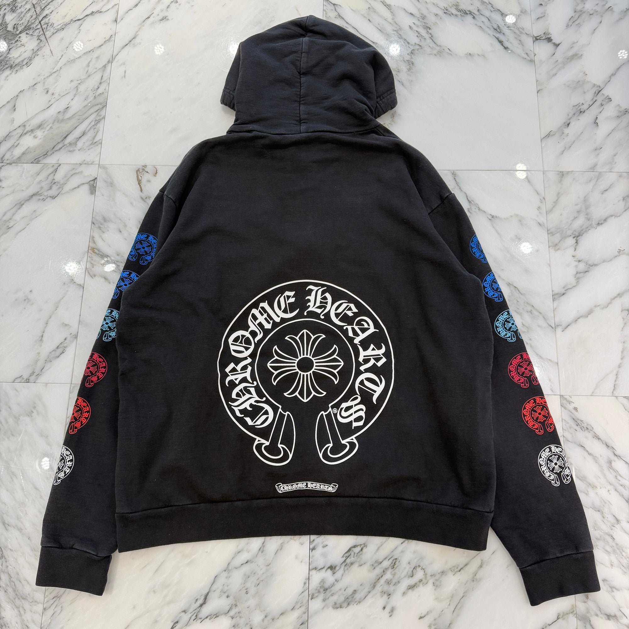 CHROME HEARTS 2022SS Multi Color Horseshoe Pullover Hoodie Size L クロムハーツ マルチカラーホースシュー プルオーバーフーディ サイズL