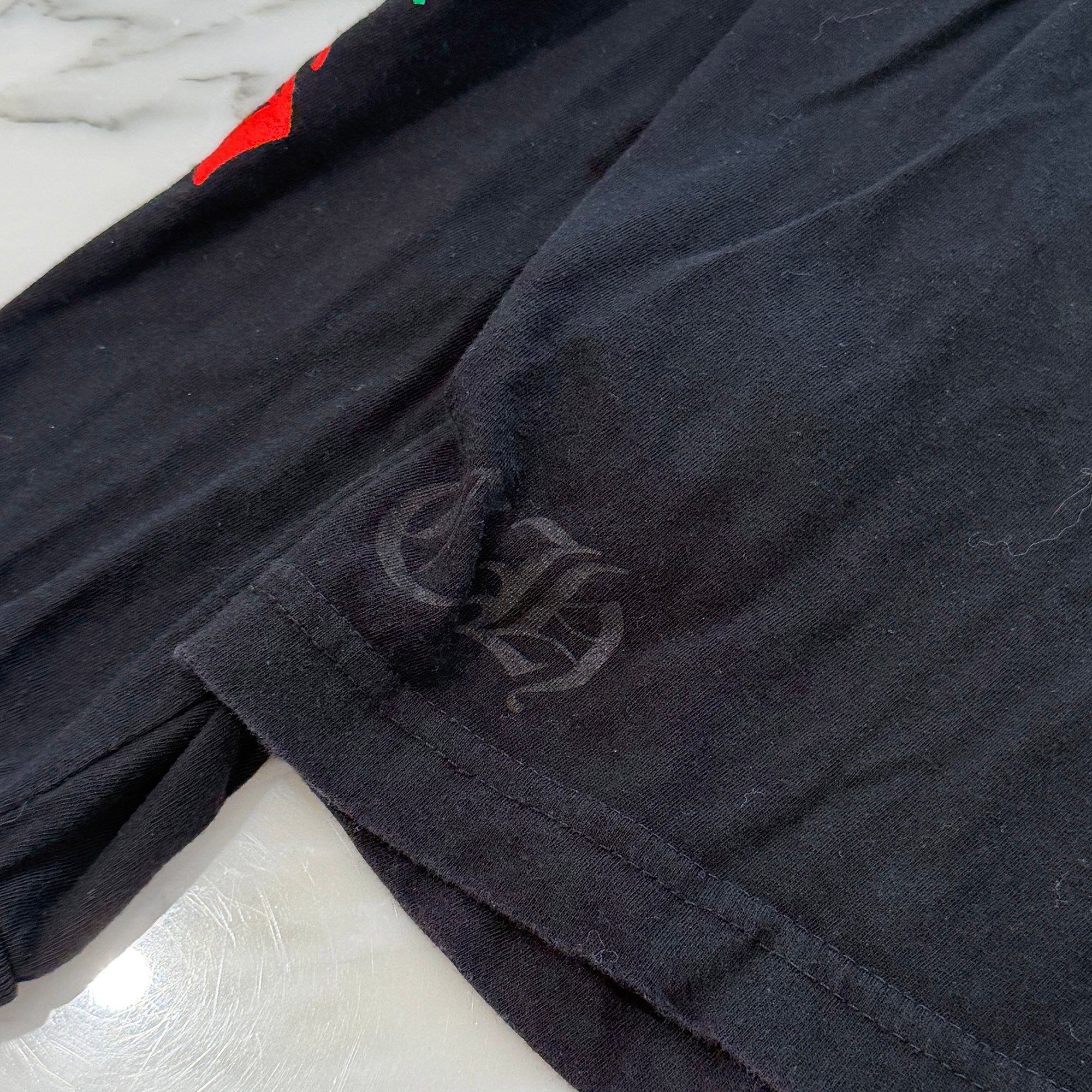 CHROME HEARTS 2021SS MLTCOL CEM CRS Long Sleeve Tee Size L クロムハーツ マルチカラー セメタリークロス ロングスリーブTシャツ サイズL