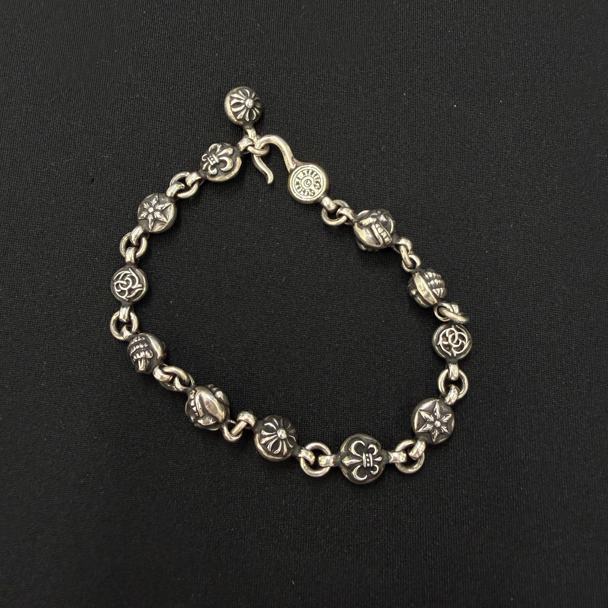 CHROME HEARTS Multi Ball Bracelet Size 12 LINK クロムハーツ マルチボール ブレスレット サイズ12リンク