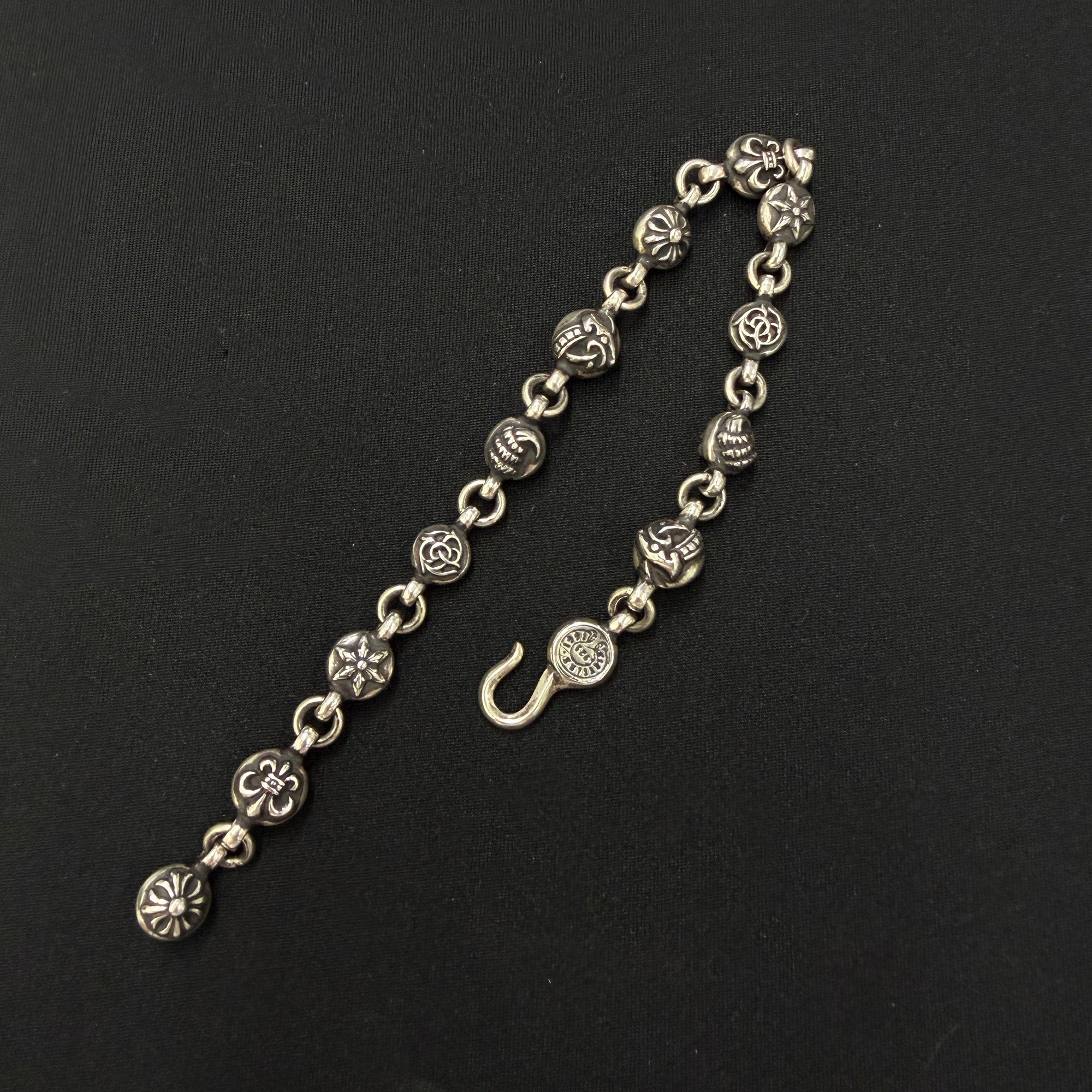 CHROME HEARTS Multi Ball Bracelet Size 12 LINK クロムハーツ マルチボール ブレスレット サイズ12リンク