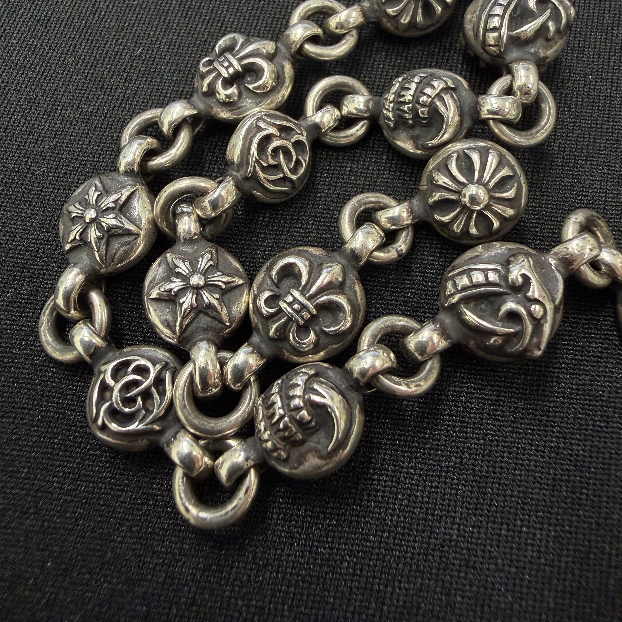 CHROME HEARTS Multi Ball Bracelet Size 12 LINK クロムハーツ マルチボール ブレスレット サイズ12リンク