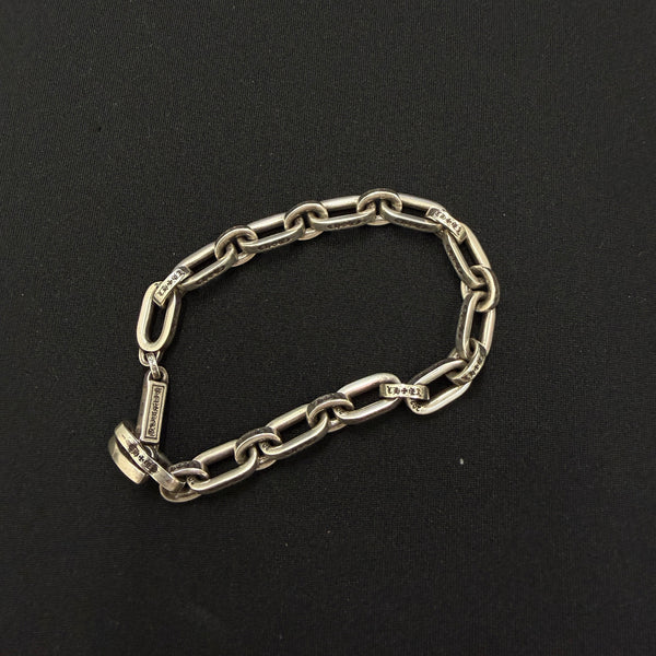 CHROME HEARTS PAPER E CHAIN Bracelet Size 11Link クロムハーツ ペーパーEチェーン ブレスレット サイズ11リンク