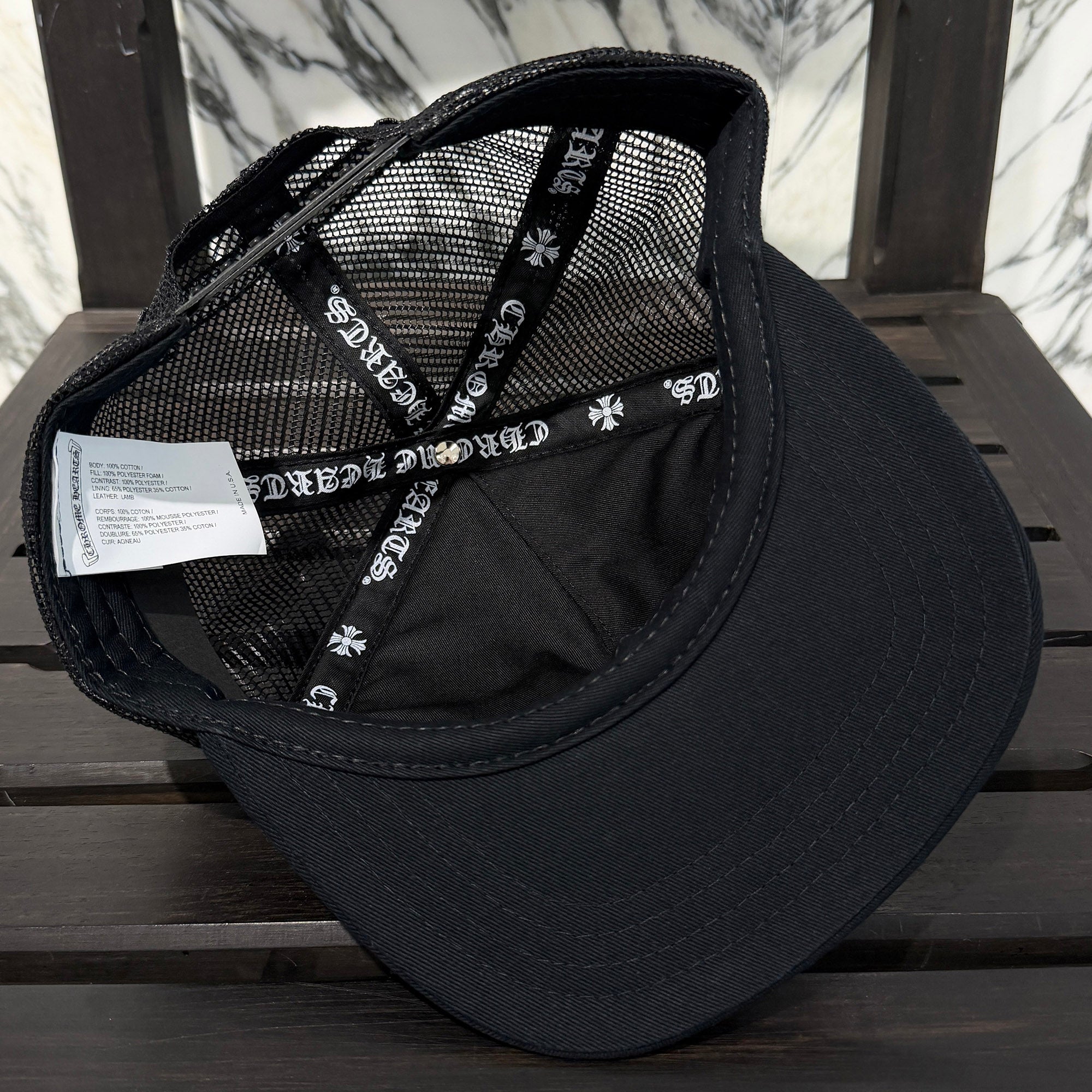 CHROME HEARTS Triple Cross Patch Trucker Cap Size ONE SIZE (51-61) クロムハーツ トリプルクロスパッチ トラッカーキャップ サイズONE SIZE (51-61)