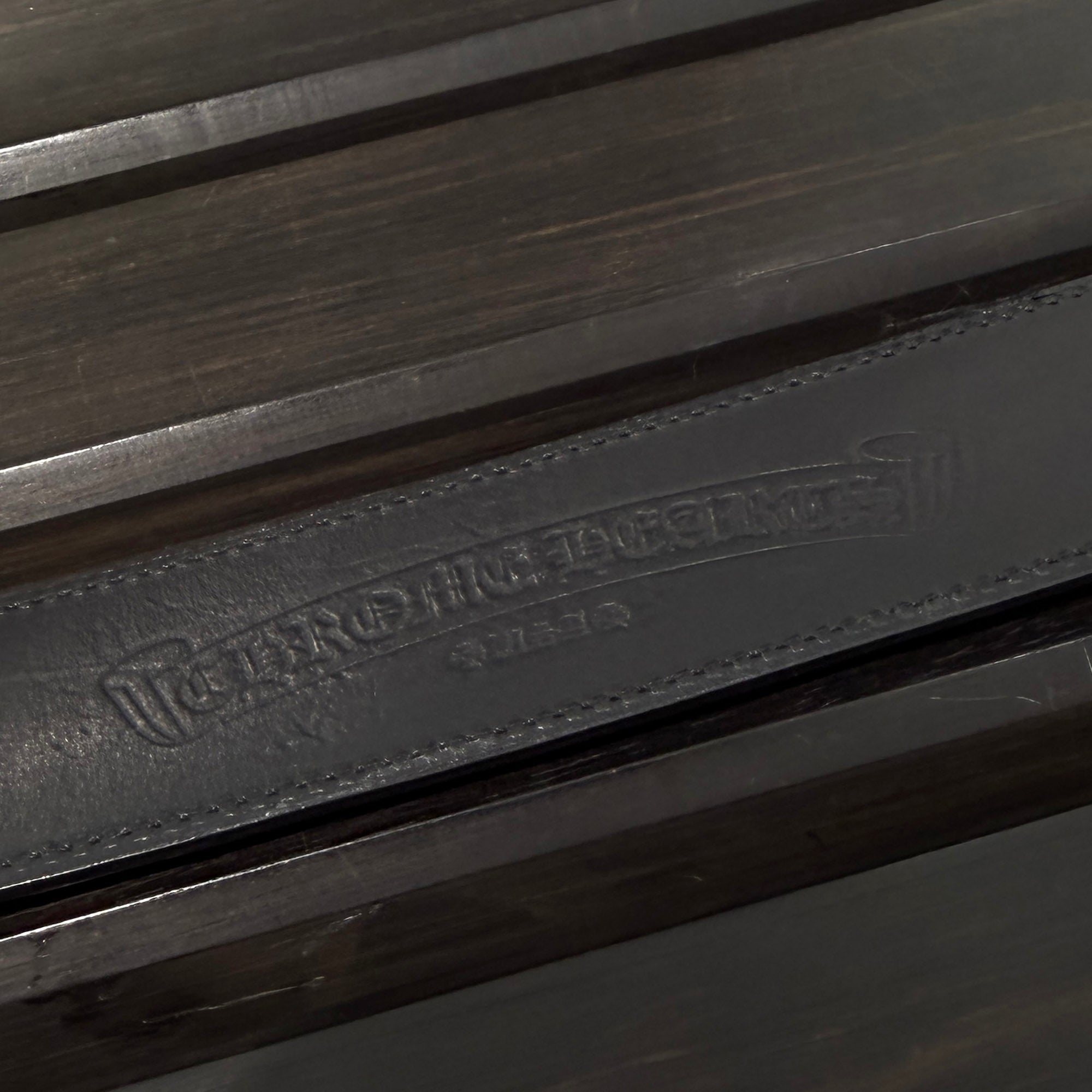 CHROME HEARTS 3PC Roller Leather Belt Size 36 inch クロムハーツ 3PC ローラー レザーベルト サイズ36インチ