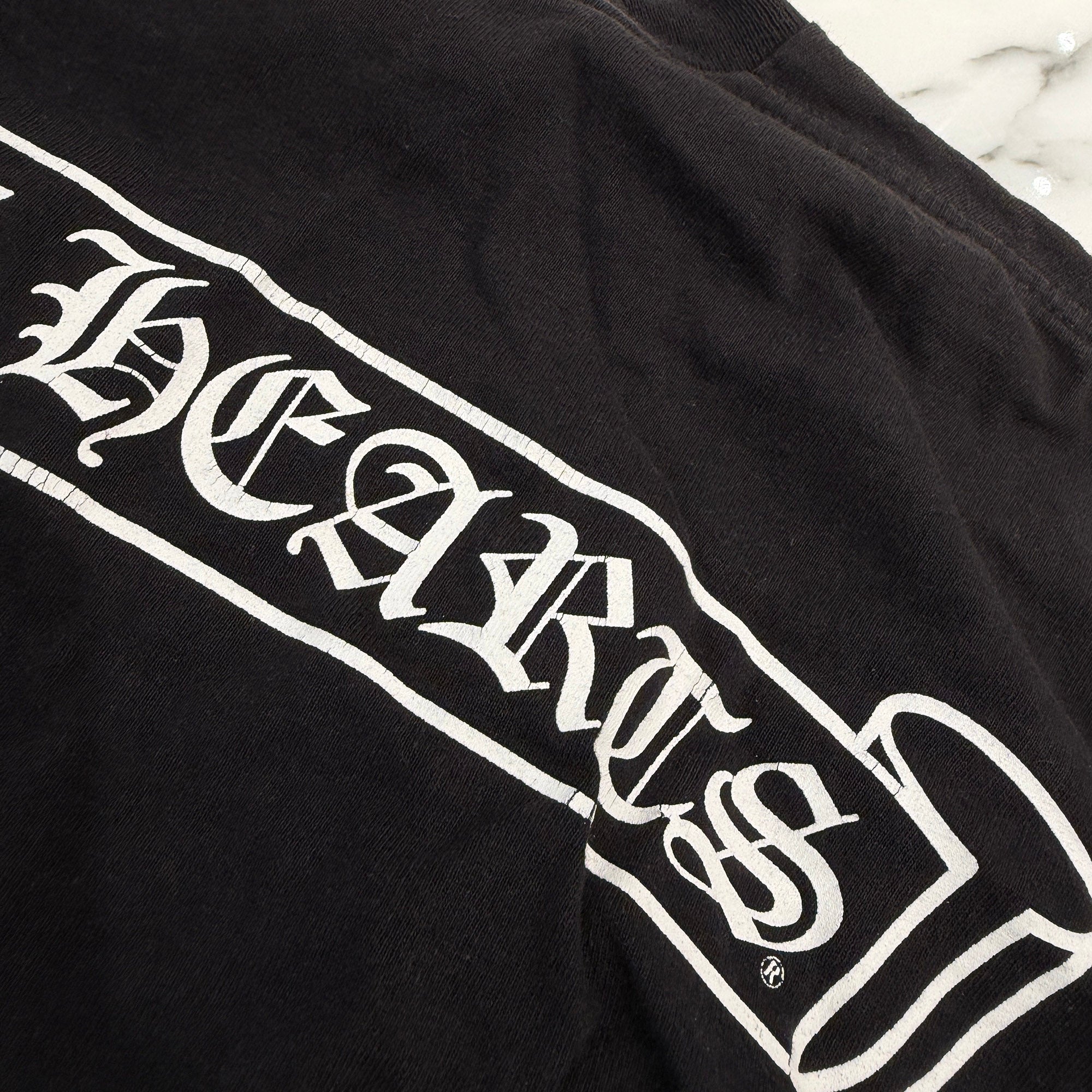 CHROME HEARTS Back Scroll Horseshoe Star Print Tee Size M クロムハーツ バックスクロール ホースシュー スタープリントTシャツ サイズM