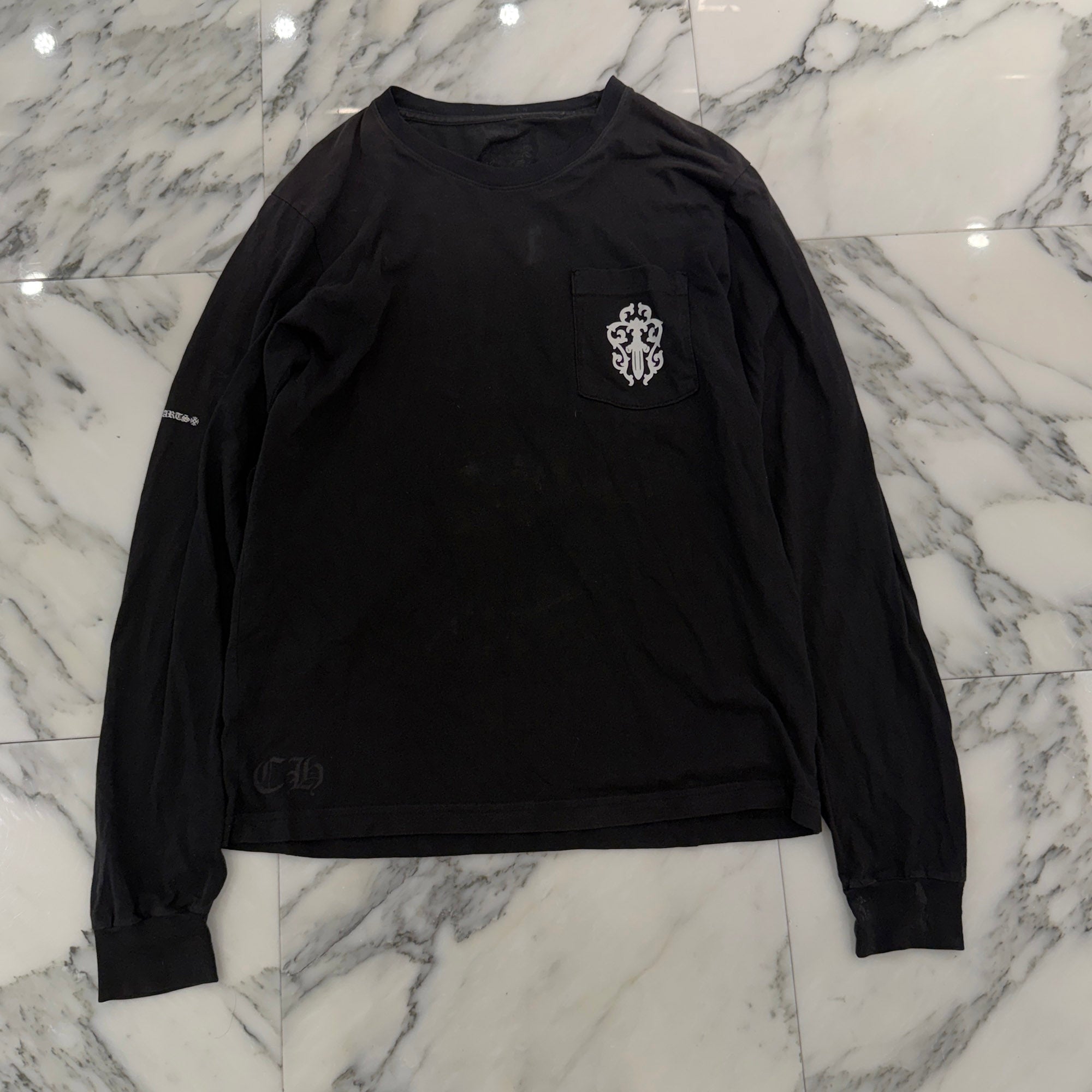 CHROME HEARTS Back Vine Dagger Print Long Sleeve Tee Size M クロムハーツ バックヴァインダガープリント ロングスリーブTシャツ サイズM