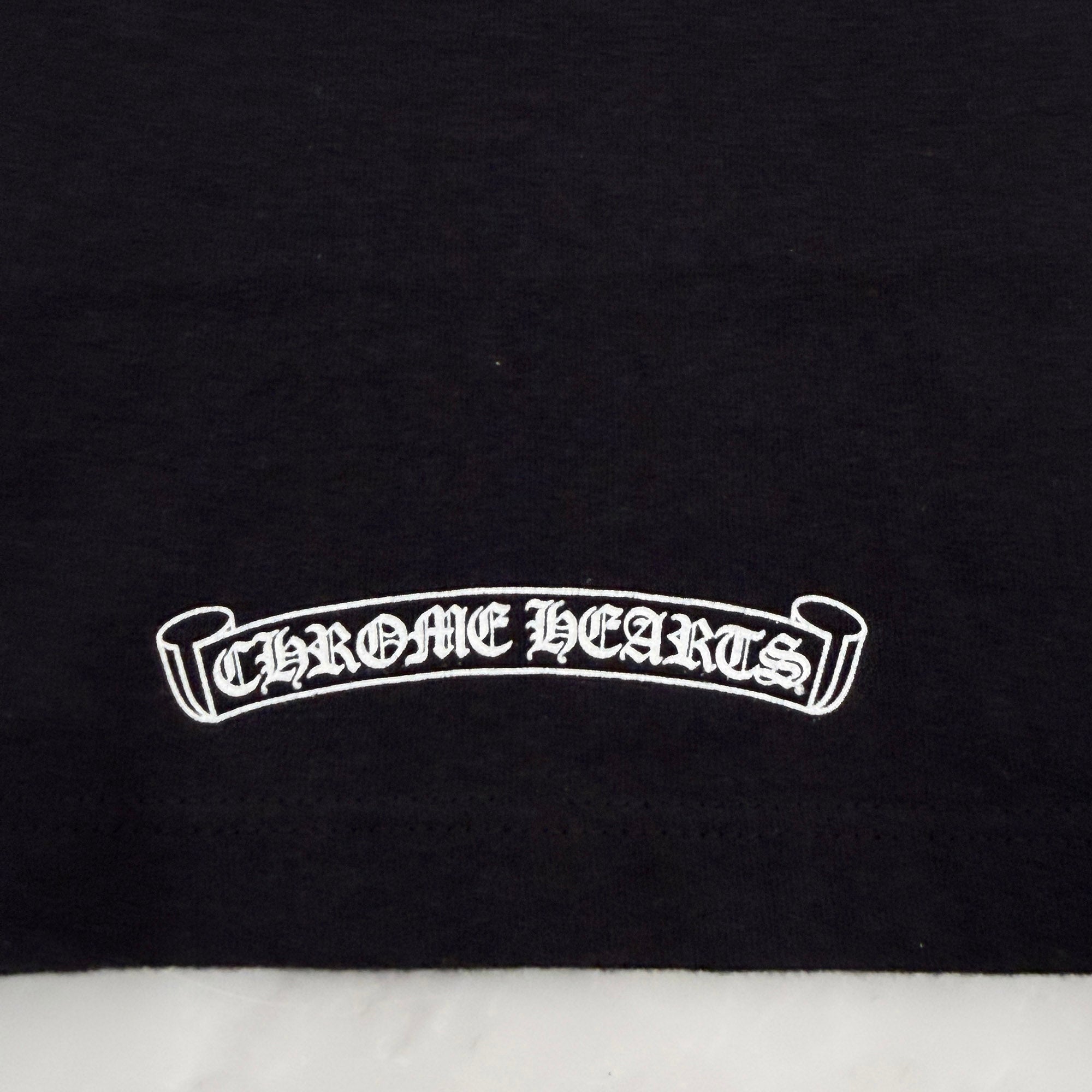 CHROME HEARTS Back Horseshoe Print Ringer Tee Size S クロムハーツ バックホースシュープリント リンガーTシャツ サイズS