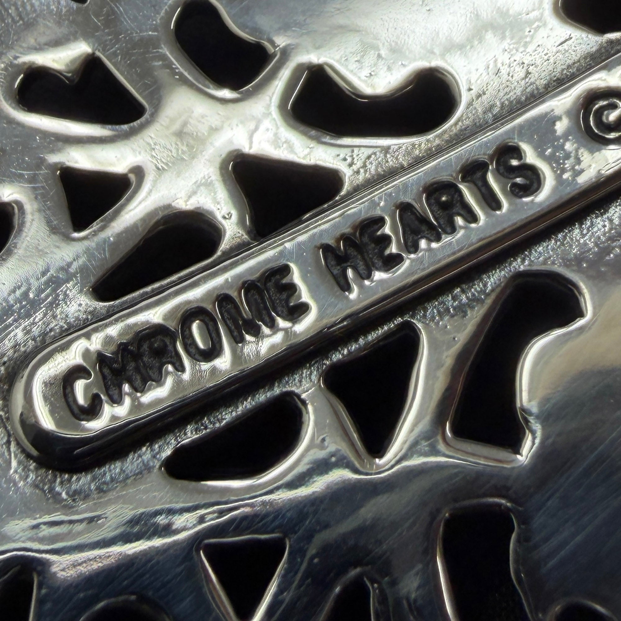 CHROME HEARTS Classic Oval Cross Buckle クロムハーツ クラシック オーバルクロス バックル シルバー925