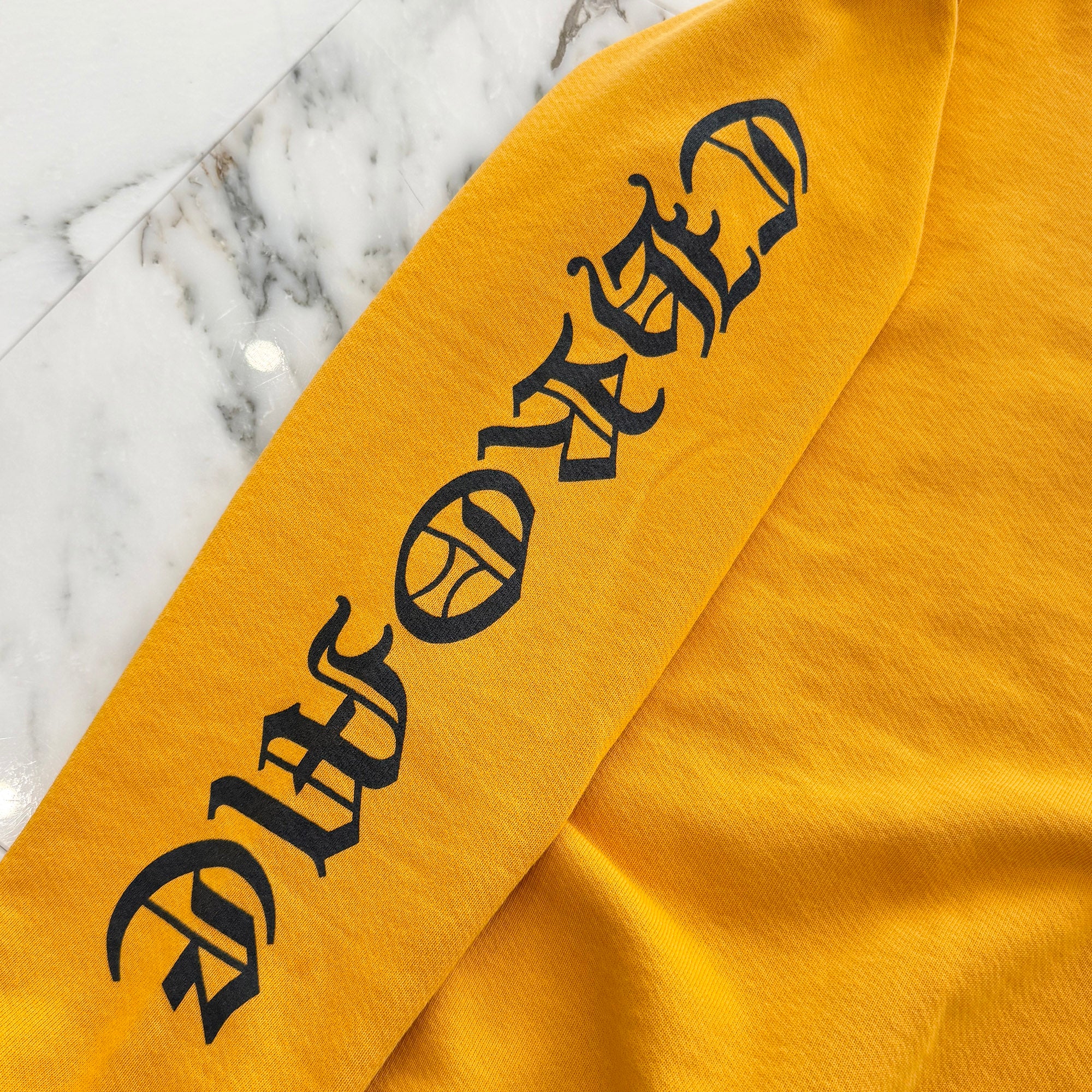 CHROME HEARTS Masterd Yellow Vertical Logo Sweat Shirt Size XS クロムハーツ ヴァーティカルロゴ スウェットシャツ サイズXS