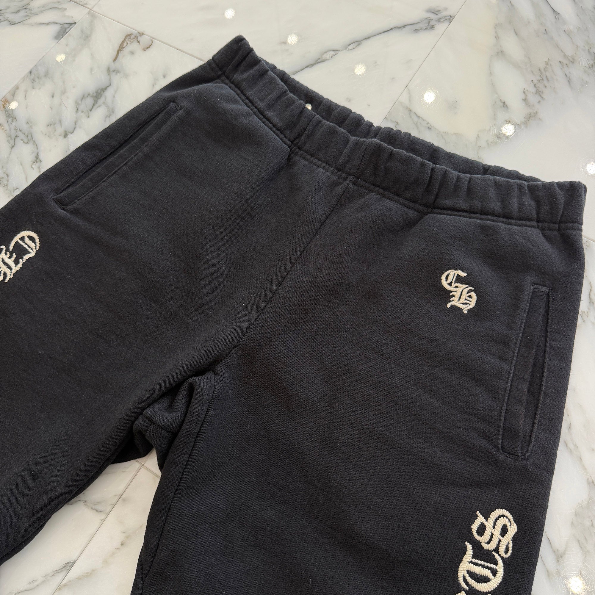 CHROME HEARTS Y NOT SLO RIDE Logo Sweat Half Pants Size M クロムハーツ ワイノット スローライド ロゴ スウェットハーフパンツ サイズM