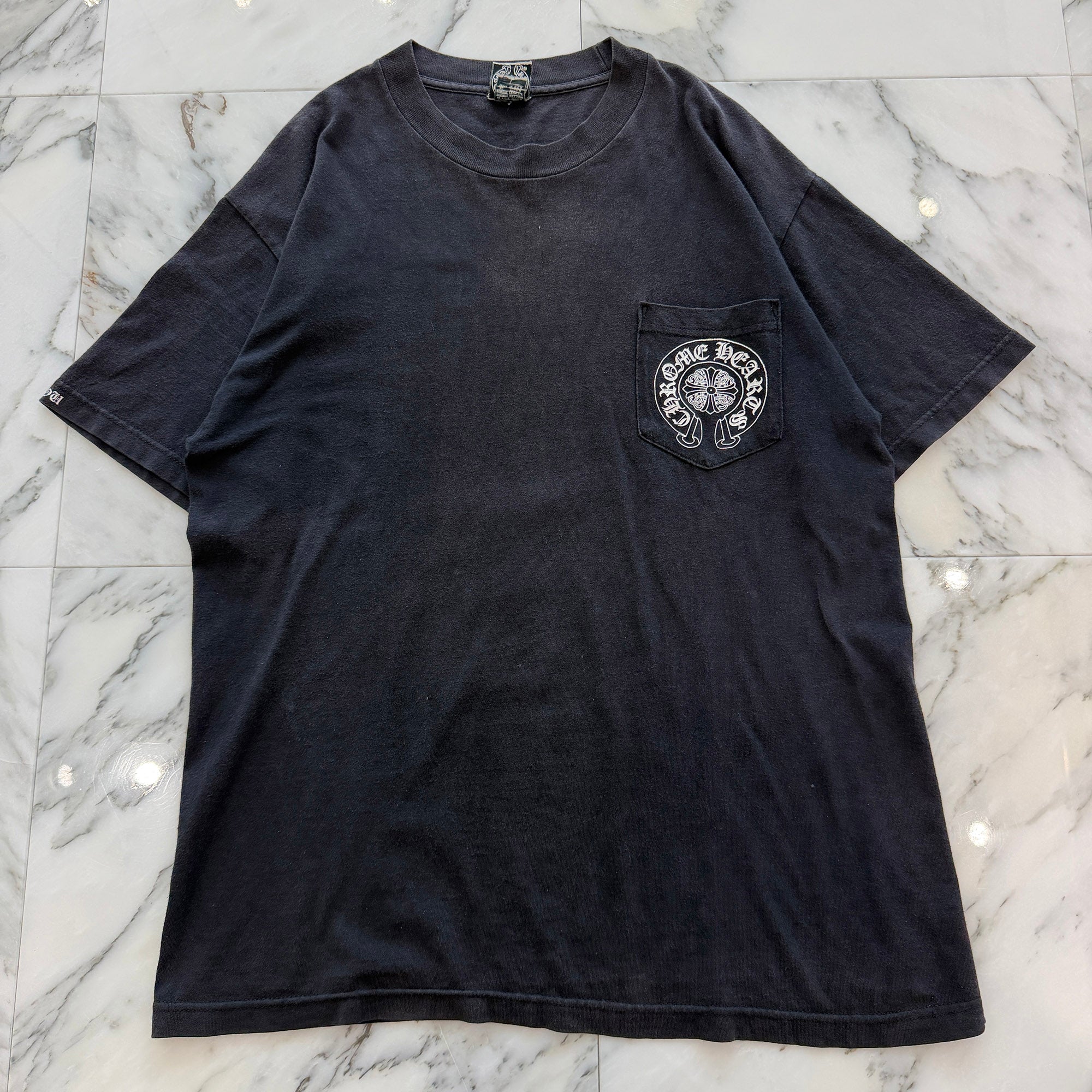 CHROME HEARTS Horseshoe Back Cemetery Cross Print Tee Size L クロムハーツ ホースシュー バックセメタリークロスプリント Tシャツ サイズL