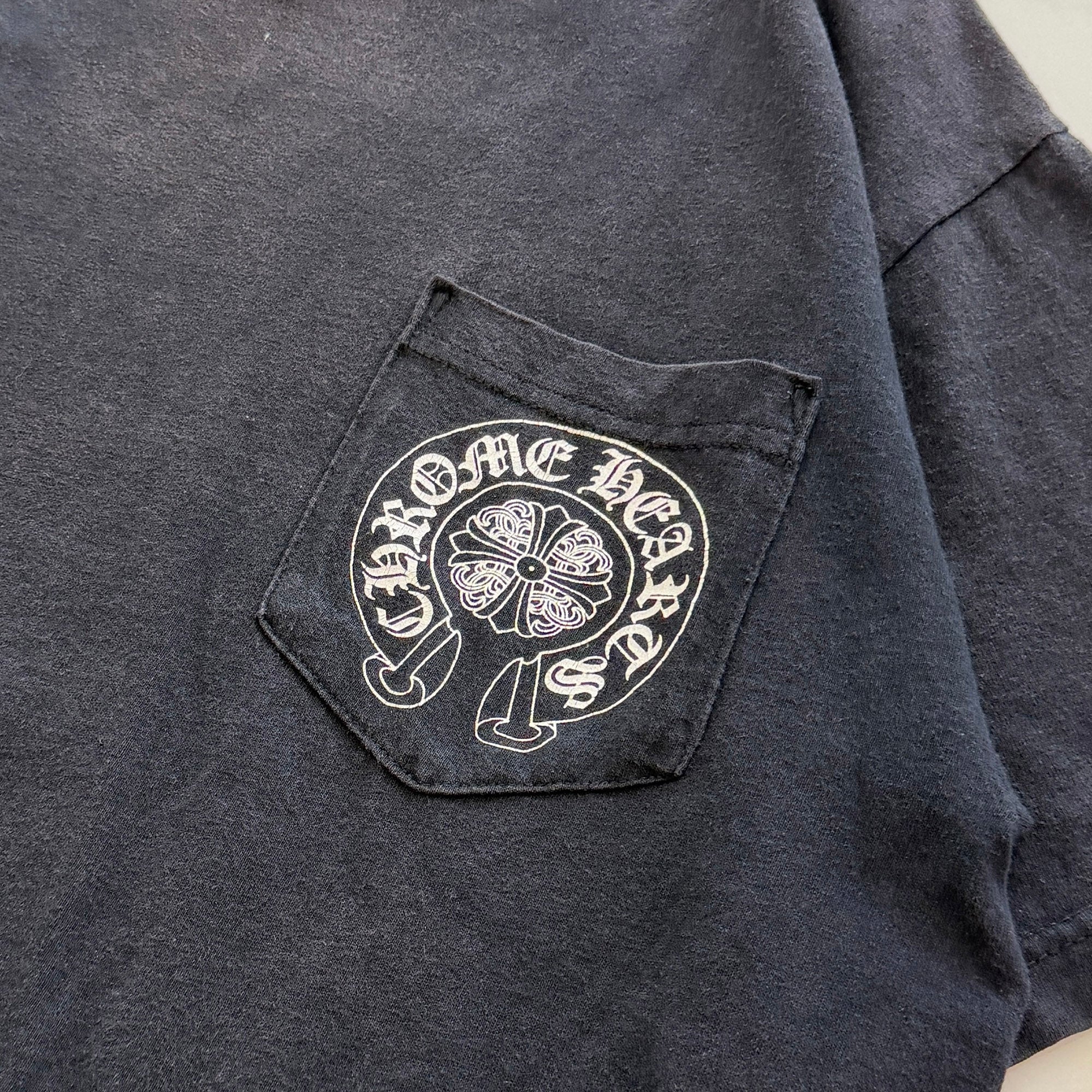 CHROME HEARTS Horseshoe Back Cemetery Cross Print Tee Size L クロムハーツ ホースシュー バックセメタリークロスプリント Tシャツ サイズL