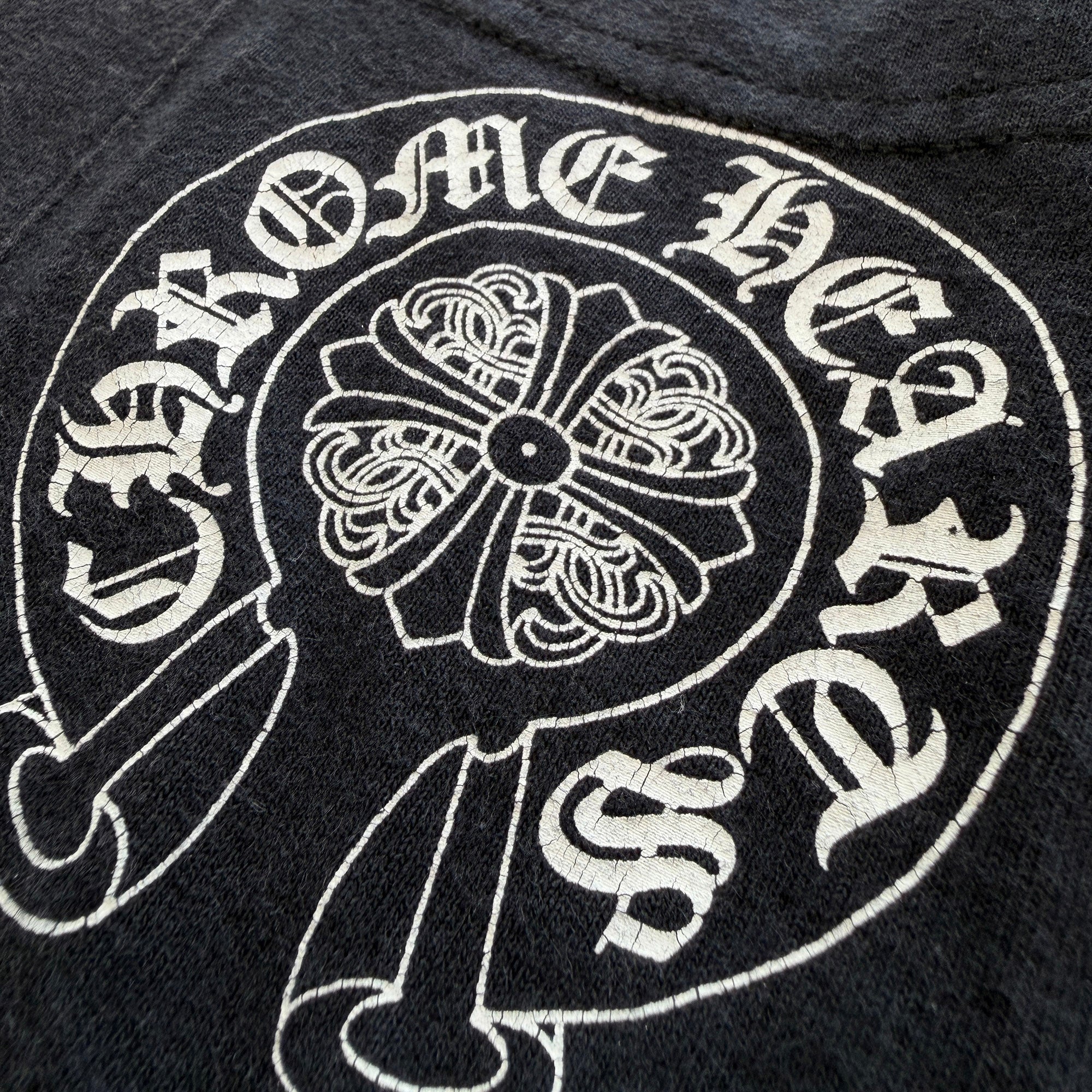 CHROME HEARTS Horseshoe Back Cemetery Cross Print Tee Size L クロムハーツ ホースシュー バックセメタリークロスプリント Tシャツ サイズL