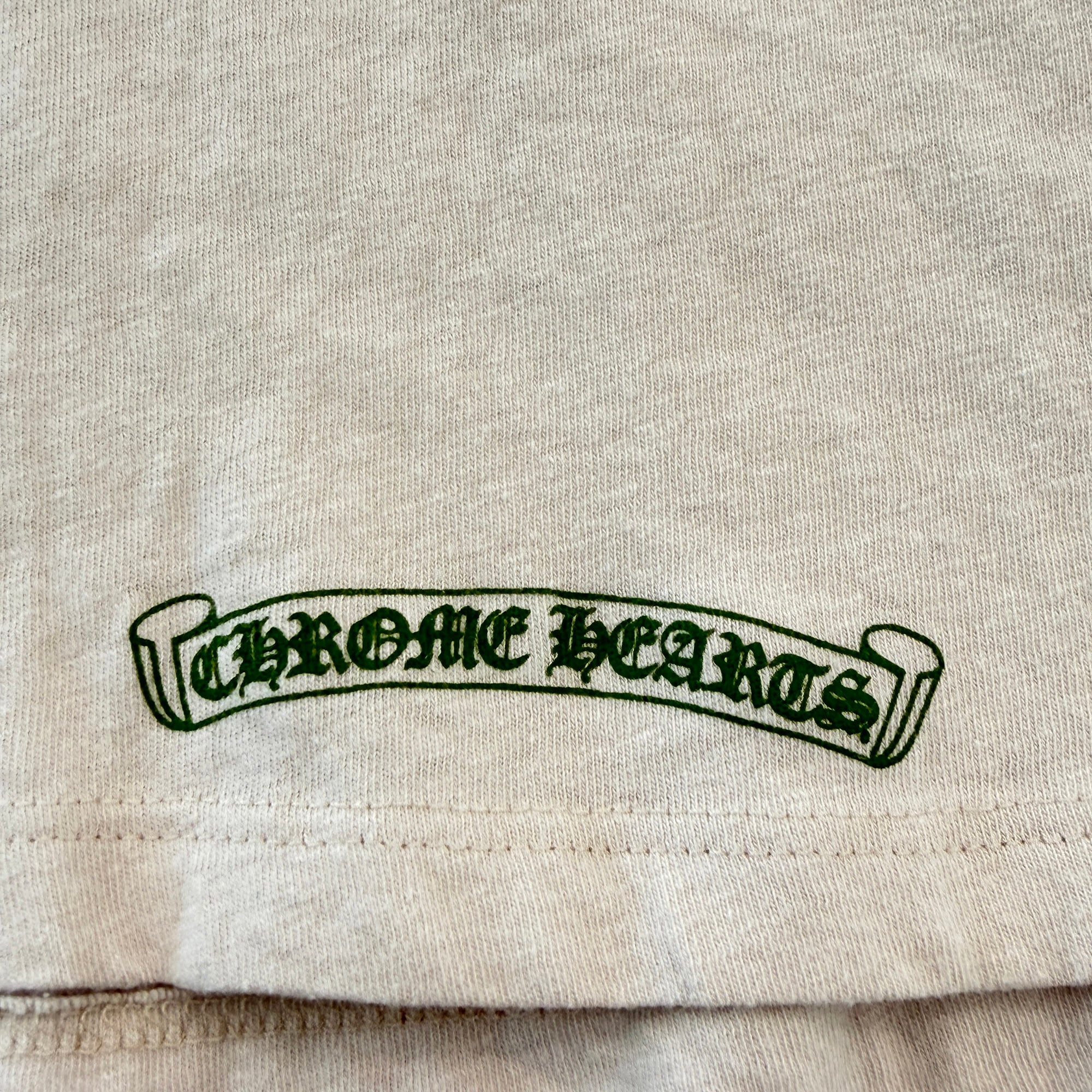 CHROME HEARTS Back Horseshoe Print Ringer Tee Size M クロムハーツ バックホースシュープリント リンガーTシャツ サイズM