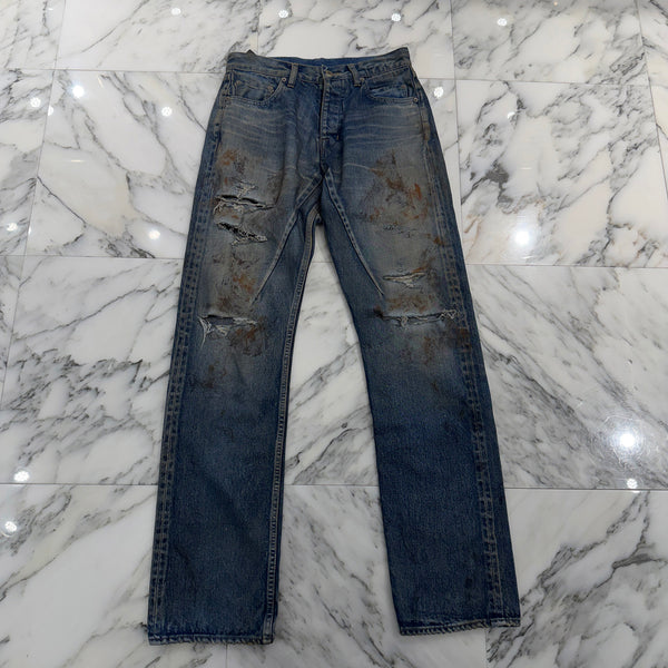 Rick Owens DRKSHDW 2026SS Kurdt Straight Denim Pants DL01F1399-HKWJP Size 28 リックオウエンス カート ストレートデニムパンツ サイズ28