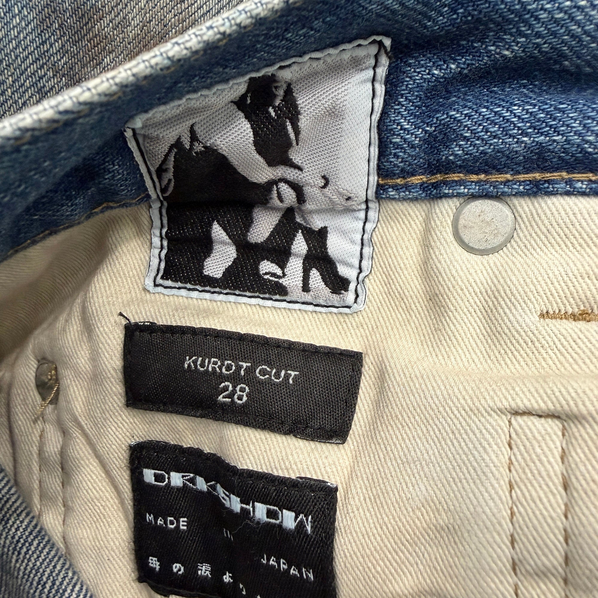 Rick Owens DRKSHDW 2026SS Kurdt Straight Denim Pants DL01F1399-HKWJP Size 28 リックオウエンス カート ストレートデニムパンツ サイズ28