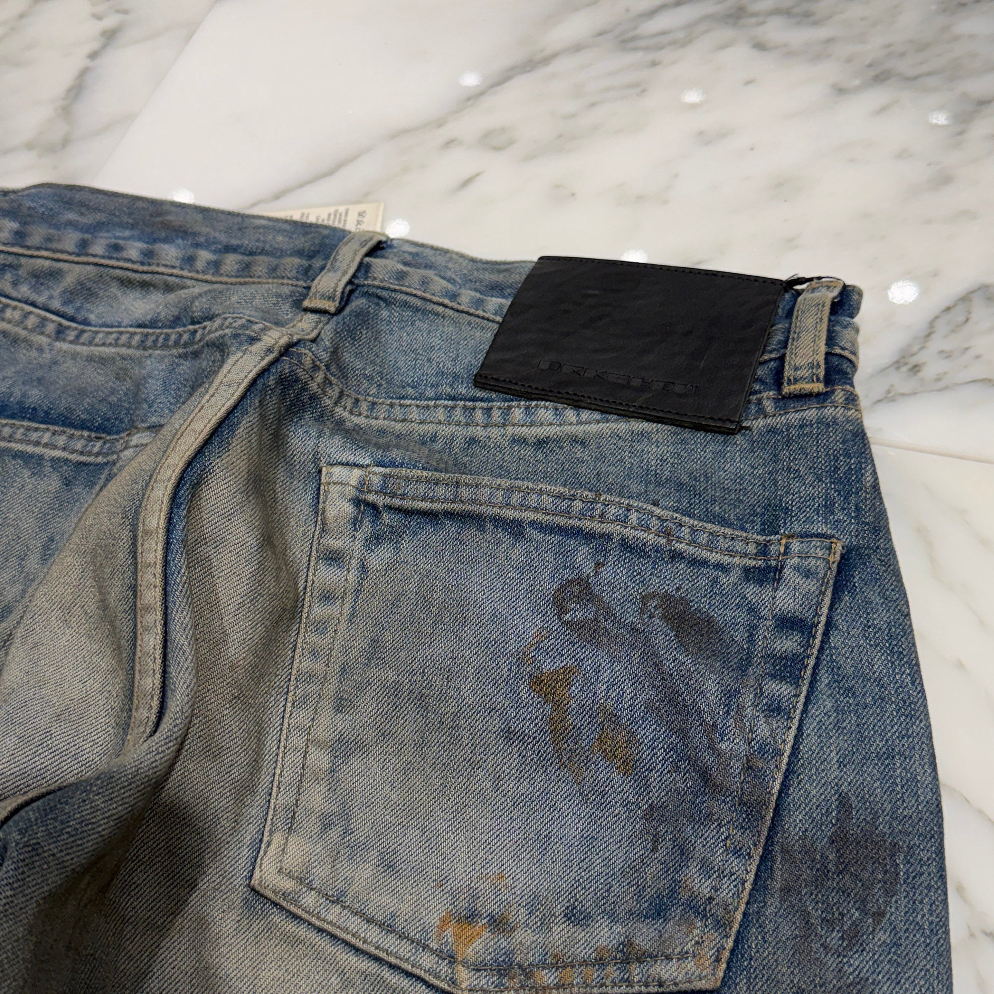 Rick Owens DRKSHDW 2026SS Kurdt Straight Denim Pants DL01F1399-HKWJP Size 28 リックオウエンス カート ストレートデニムパンツ サイズ28