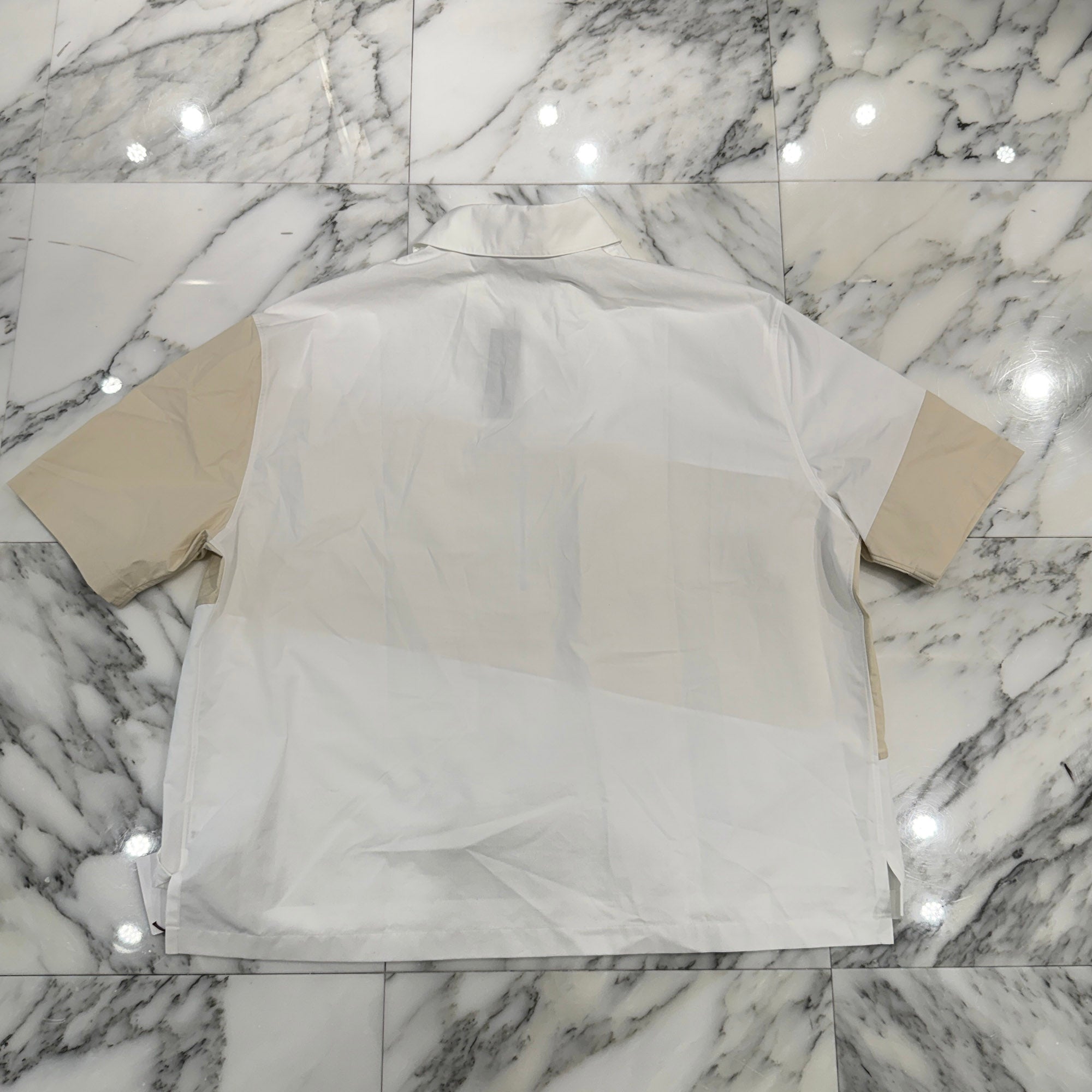 HERMES Polo Neck Knit Half Zip Boxy Fit shirt H656250H Size 42 エルメス ポロネックニット ハーフジップ ボクシーフィット シャツ サイズ42