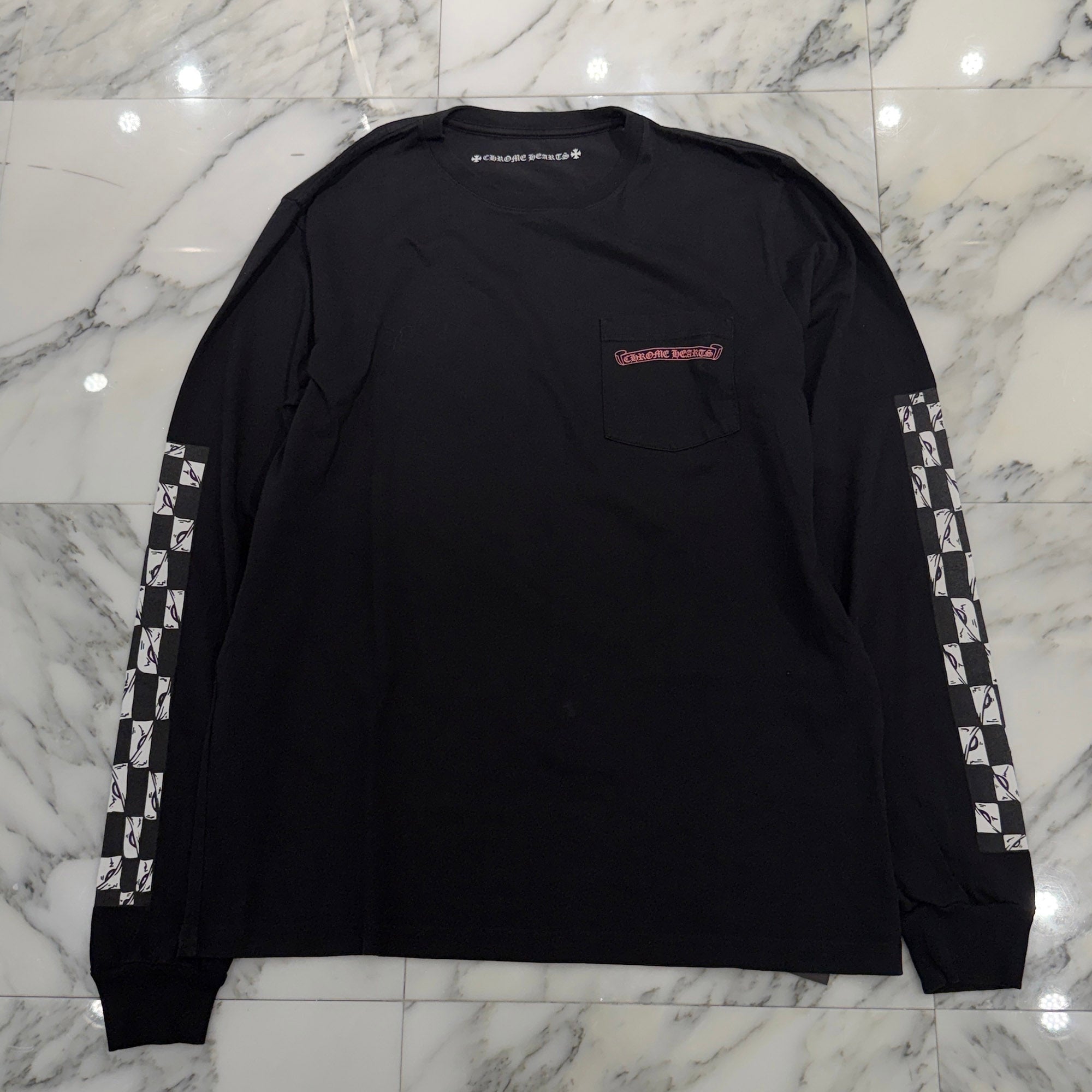 CHROME HEARTS × MATTY BOY PPO PRETENSE Long Sleeve Tee Size L クロムハーツ×マッティボーイ プロ プレテンス ロングスリーブTシャツ サイズL
