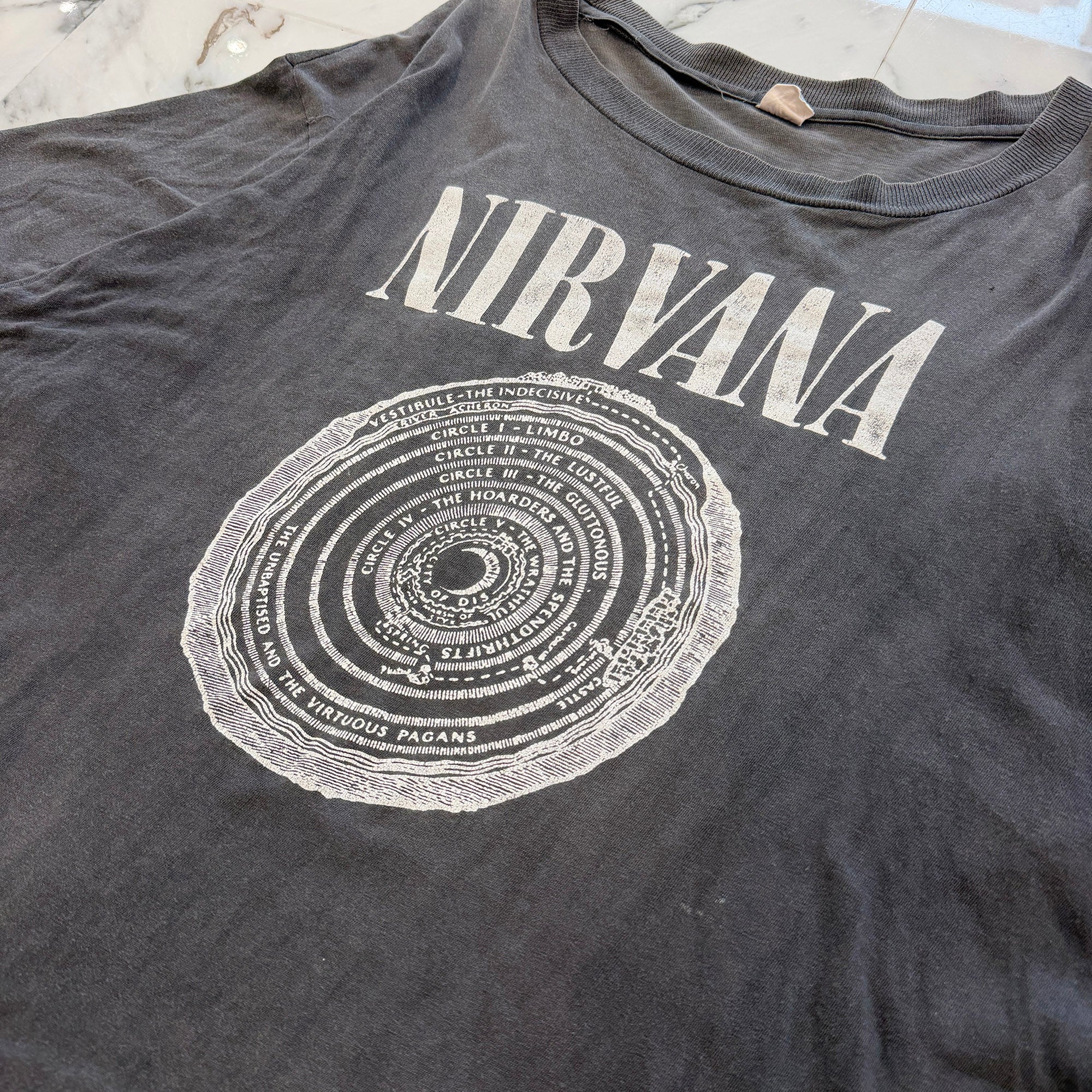 Vintage 90's NIRVANA "VESTIBULE" S/S Tee Size XL ヴィンテージ 90's ニルヴァーナ "ヴェスティビュール" Tシャツ サイズXL