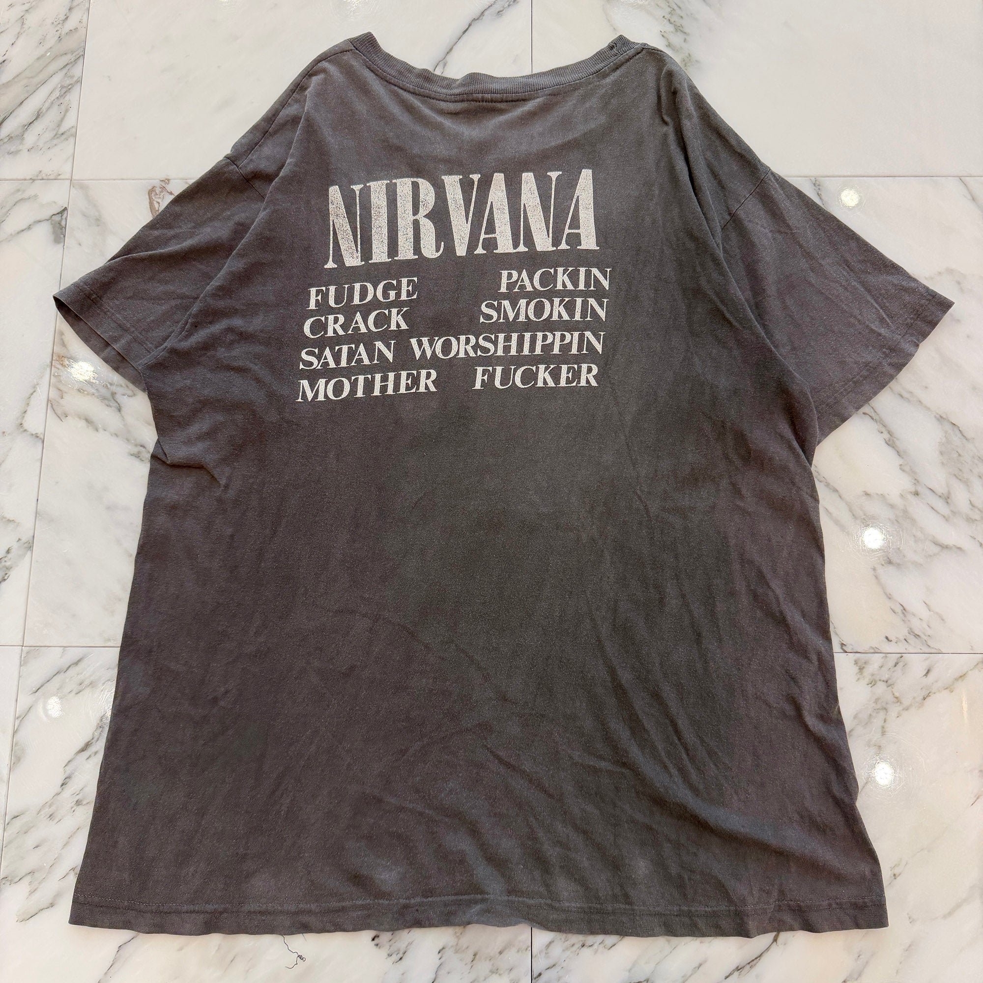 Vintage 90's NIRVANA "VESTIBULE" S/S Tee Size XL ヴィンテージ 90's ニルヴァーナ "ヴェスティビュール" Tシャツ サイズXL